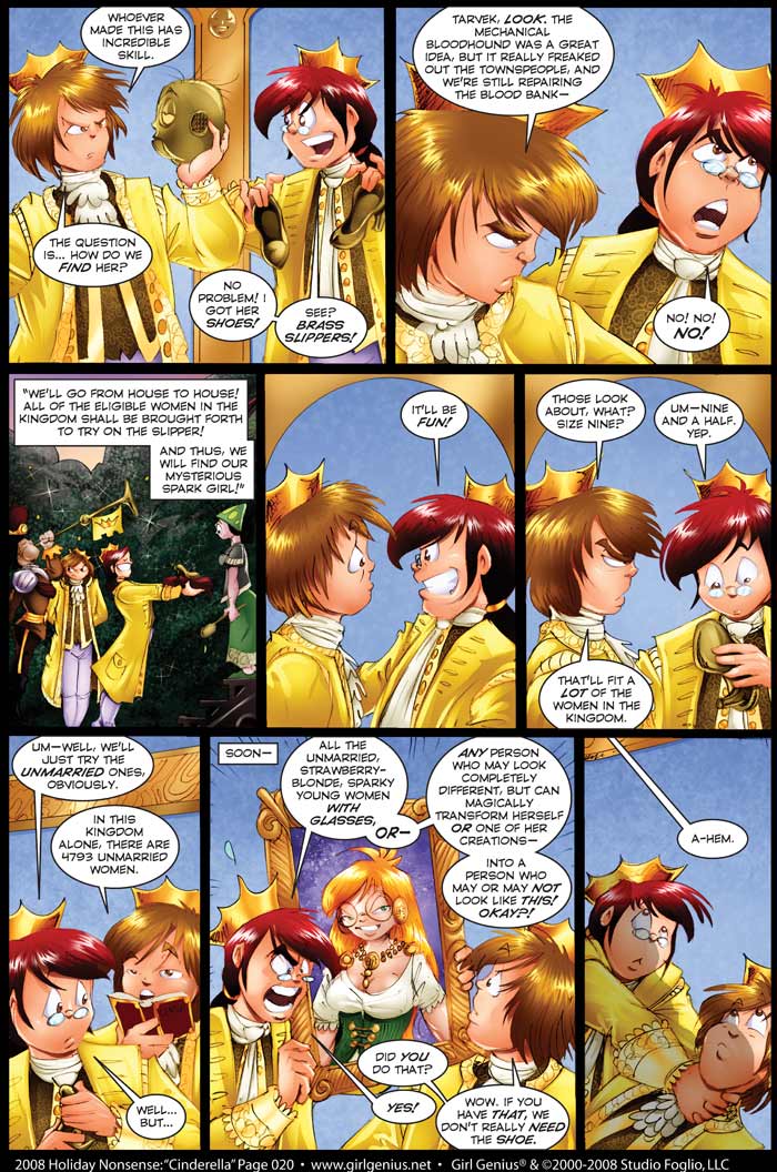 Read online Girl Genius (2002) comic -  Issue #8 - 146