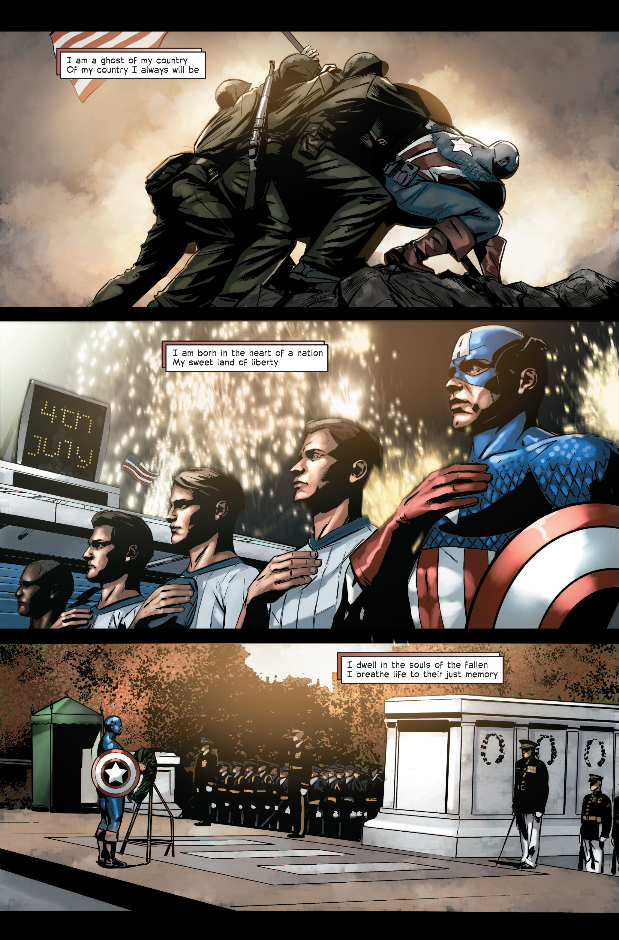 Captain America Theater of War: Ghosts of My Country Full Page 35