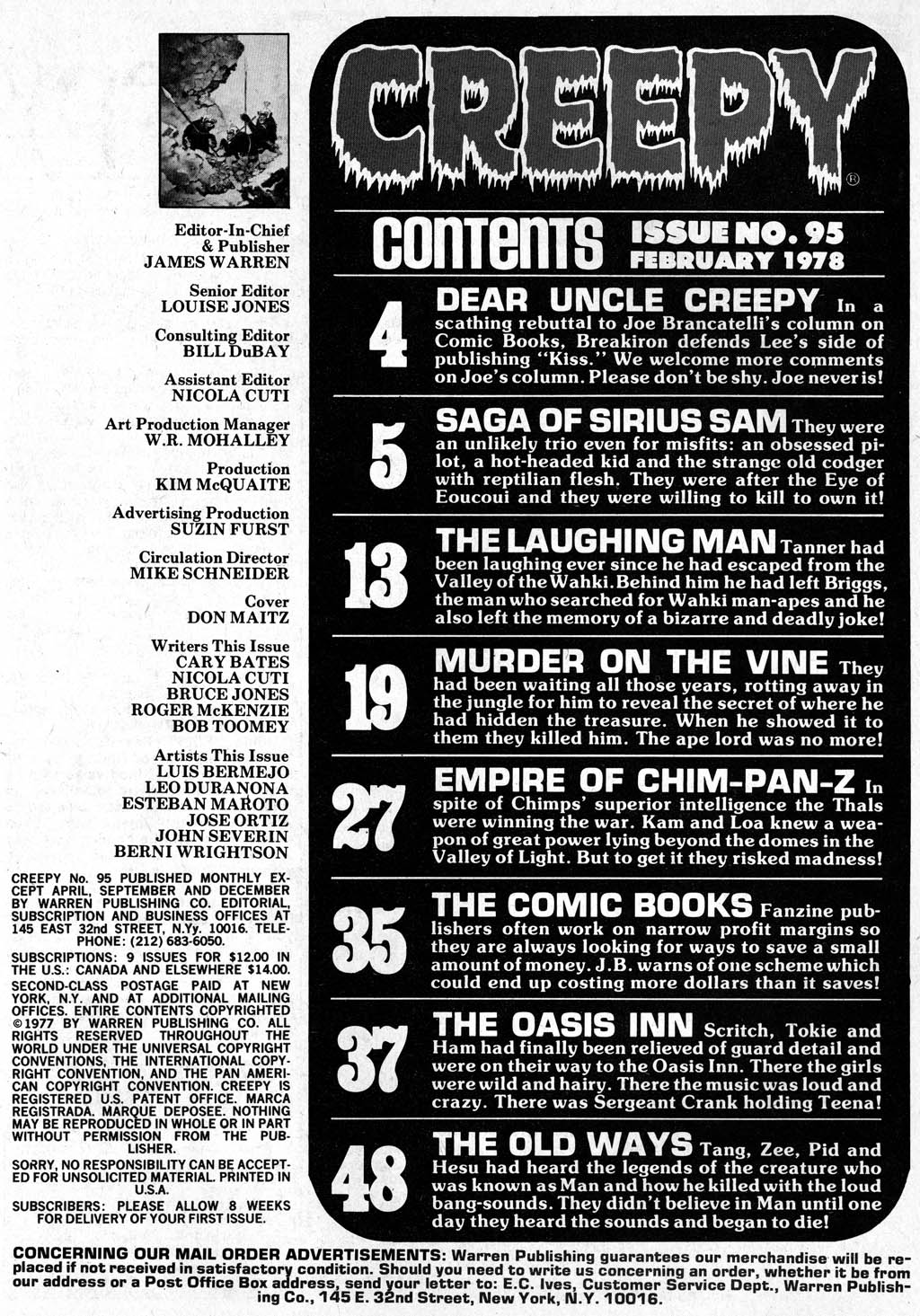 Read online Creepy (1964) comic -  Issue #95 - 3