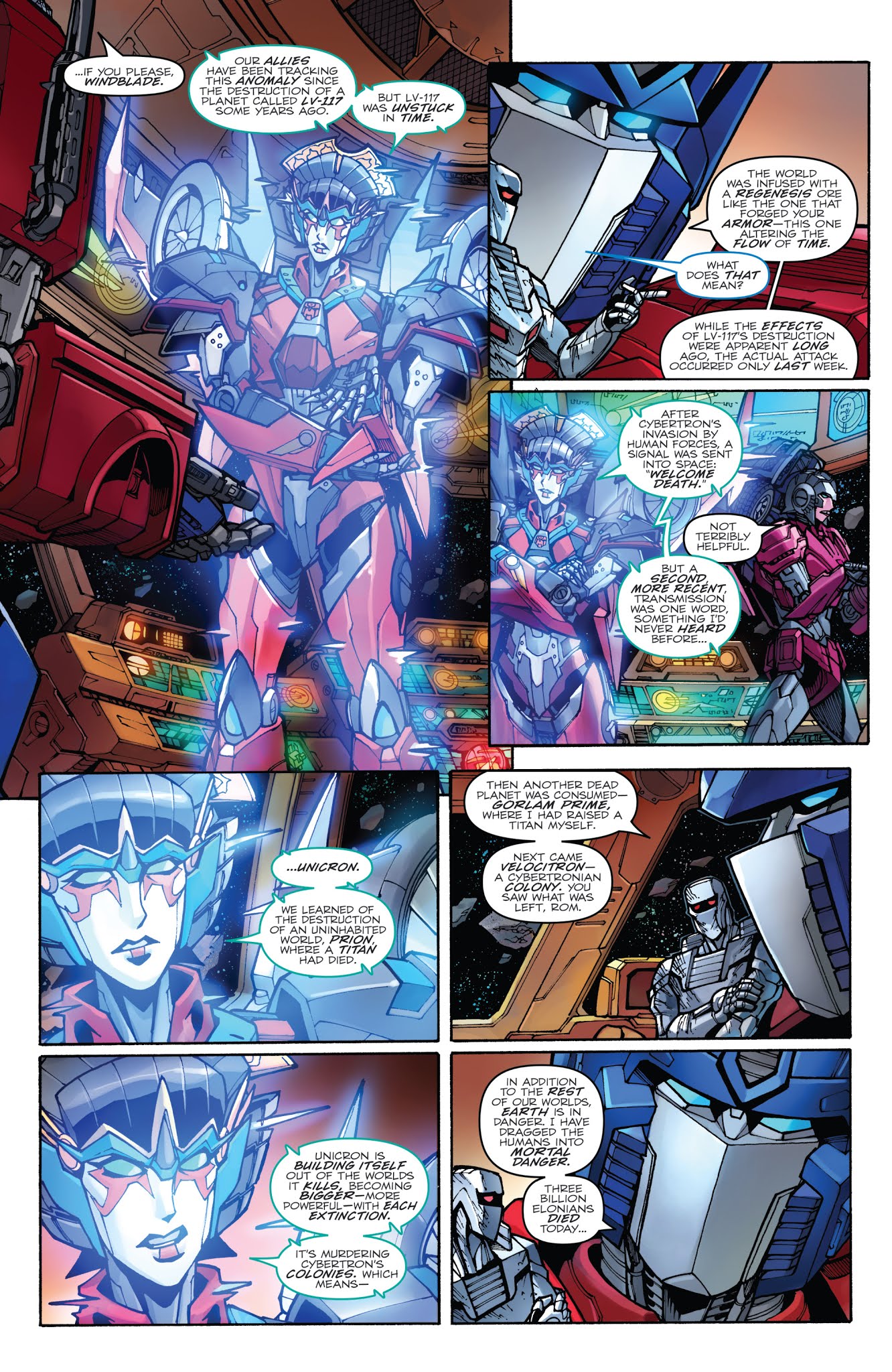 Read online Transformers: Unicron comic -  Issue #0 - 17
