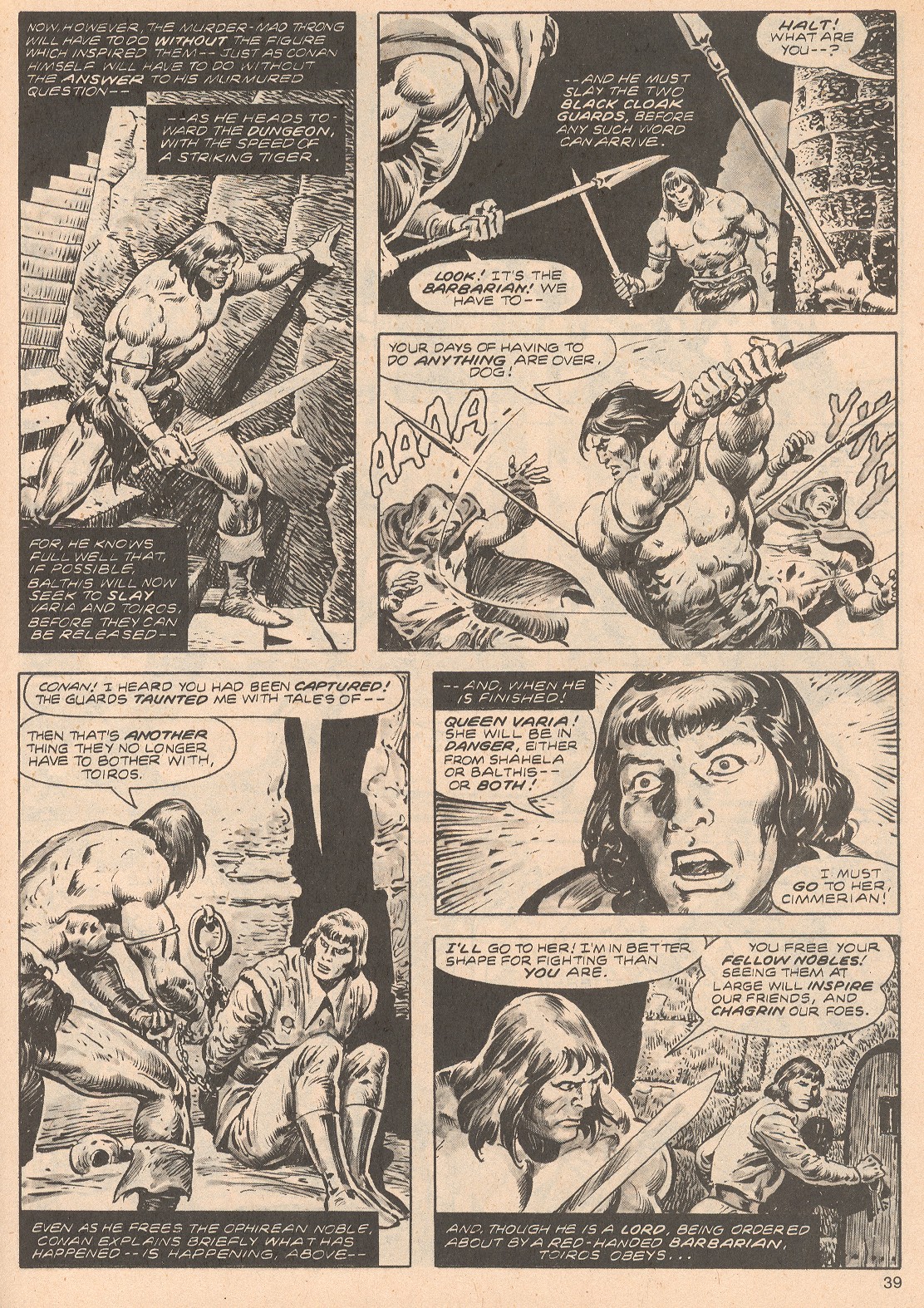 Read online The Savage Sword Of Conan comic -  Issue #68 - 39