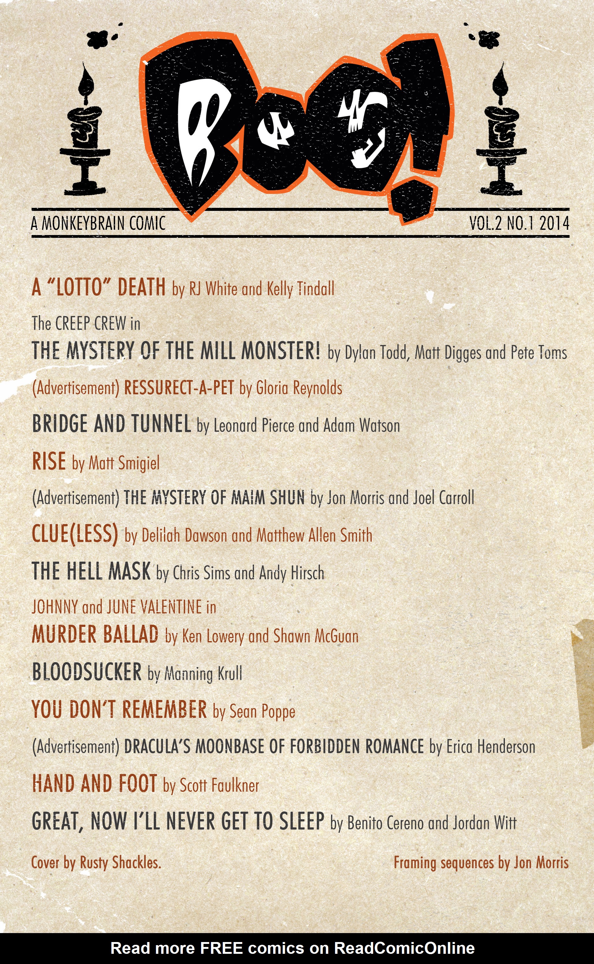 Read online BOO! Halloween Stories (2014) comic -  Issue # Full - 2