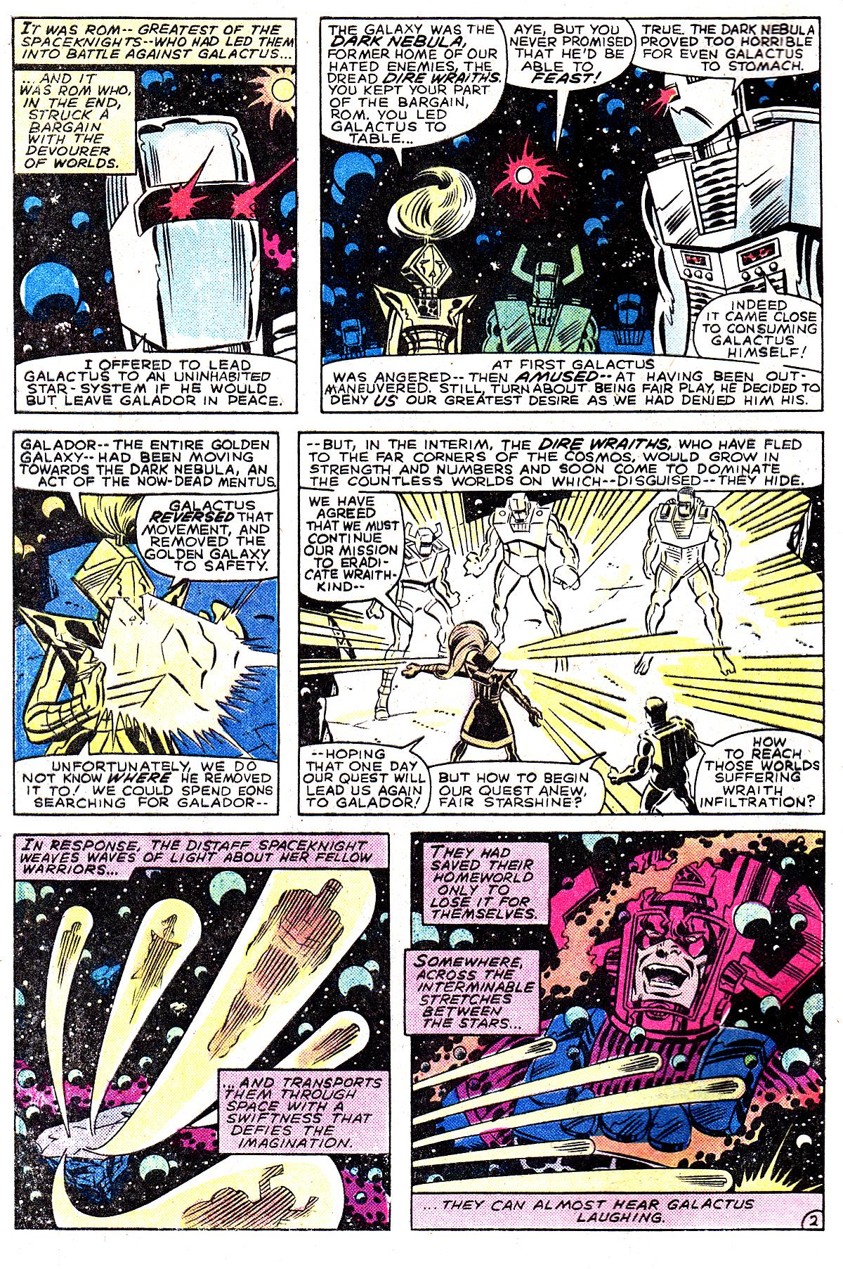 Read online ROM (1979) comic -  Issue #28 - 3