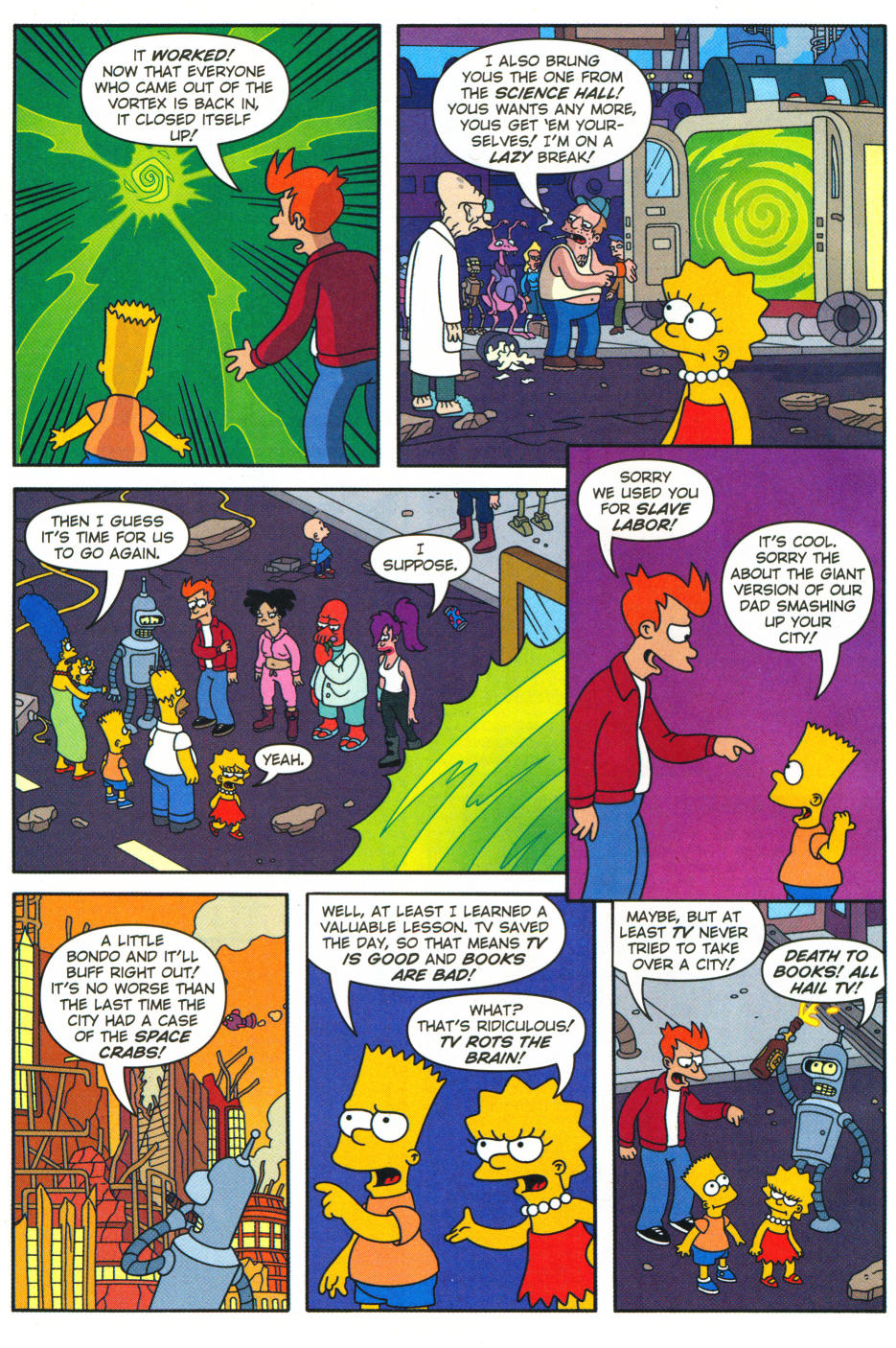 Read online Futurama Comics comic -  Issue #19c - 27