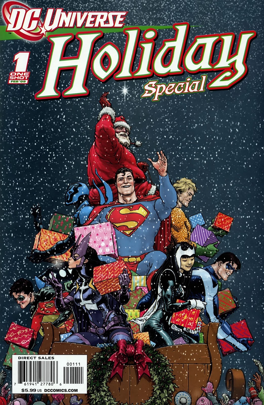 DCU Holiday Special (2009) issue Full - Page 1