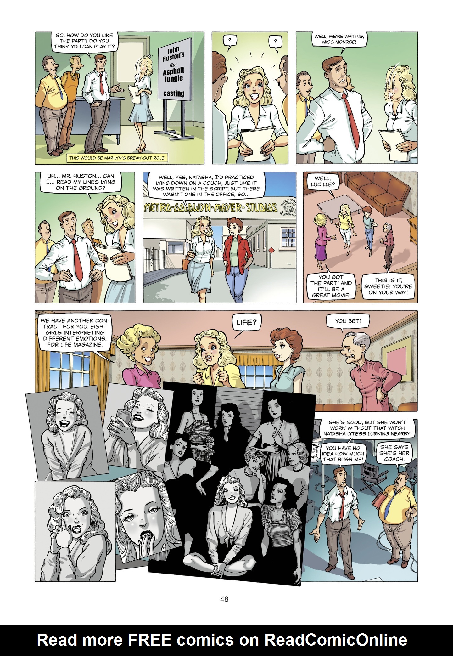 Read online The Stars of History: Marilyn Monroe comic -  Issue # TPB - 48