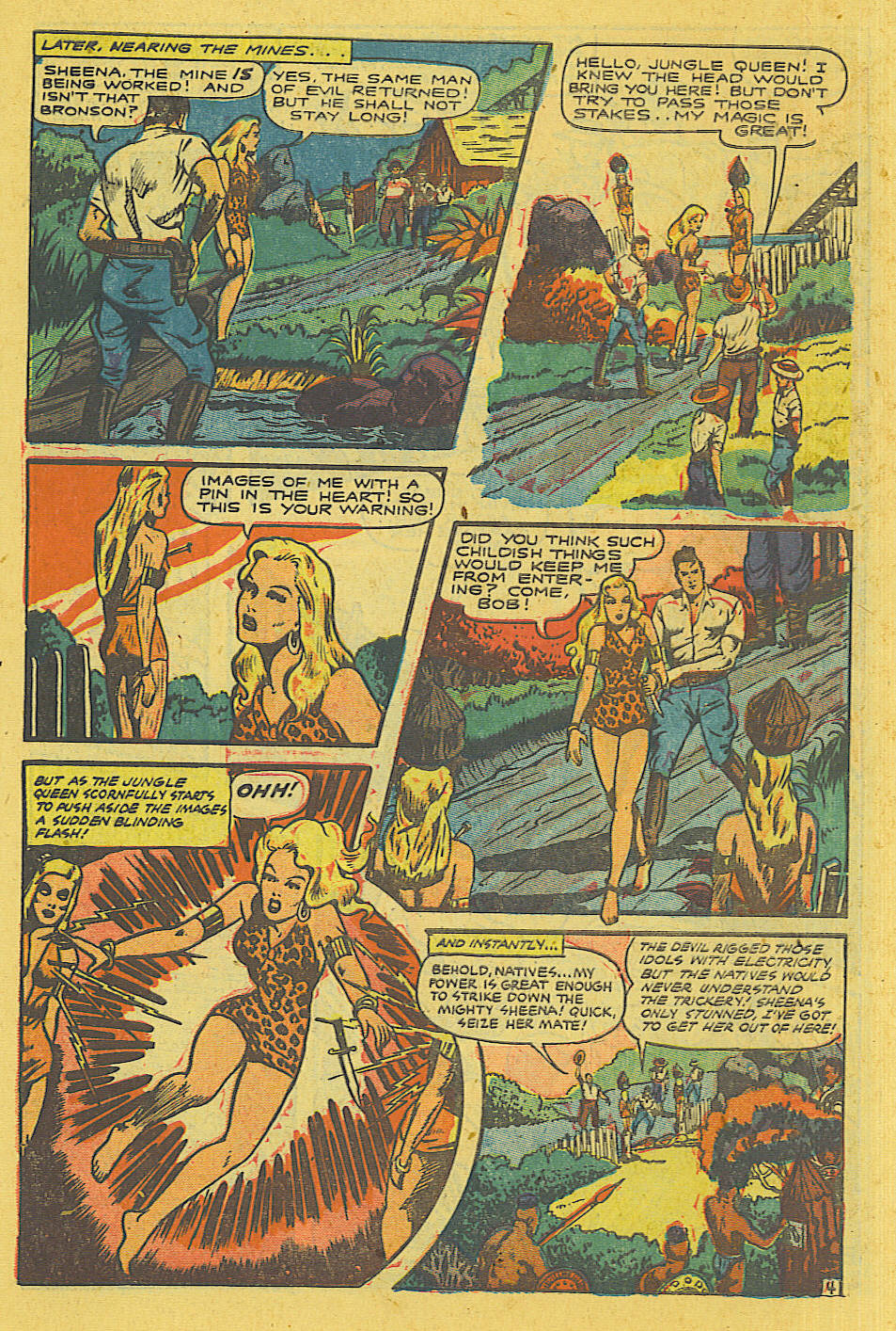 Read online Sheena, Queen of the Jungle (1942) comic -  Issue #13 - 6