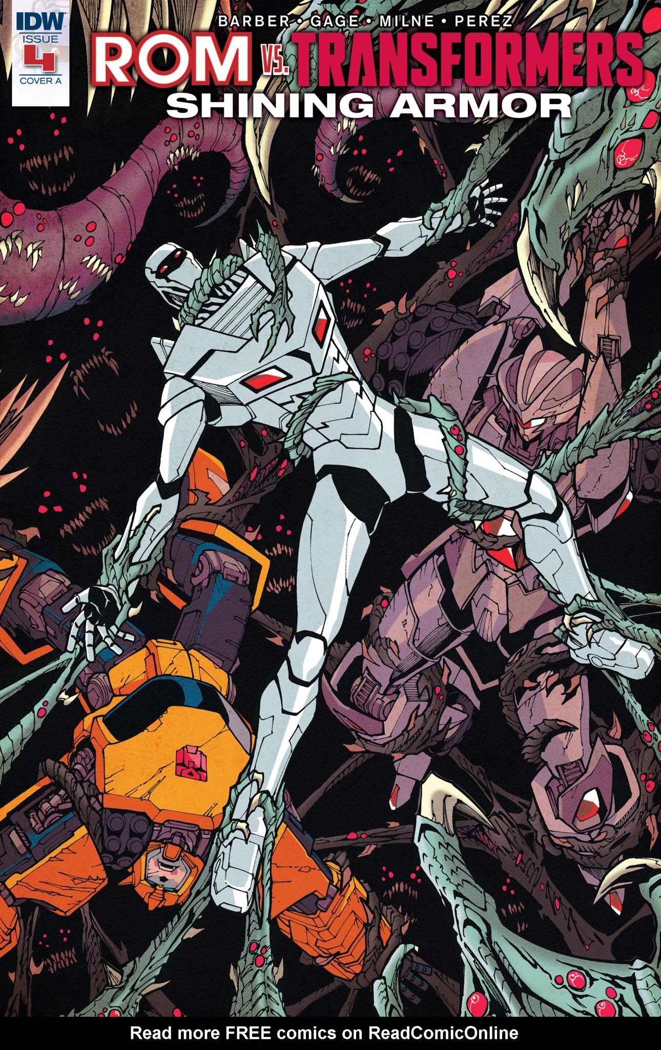 Read online ROM vs. Transformers: Shining Armor comic -  Issue #4 - 1