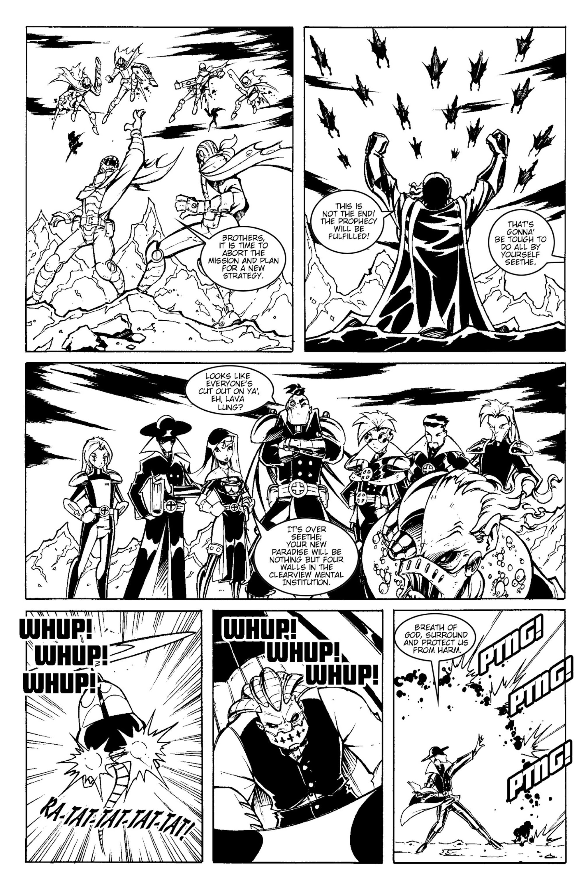 Read online Warrior Nun Areala: Armor of God comic -  Issue # TPB - 113