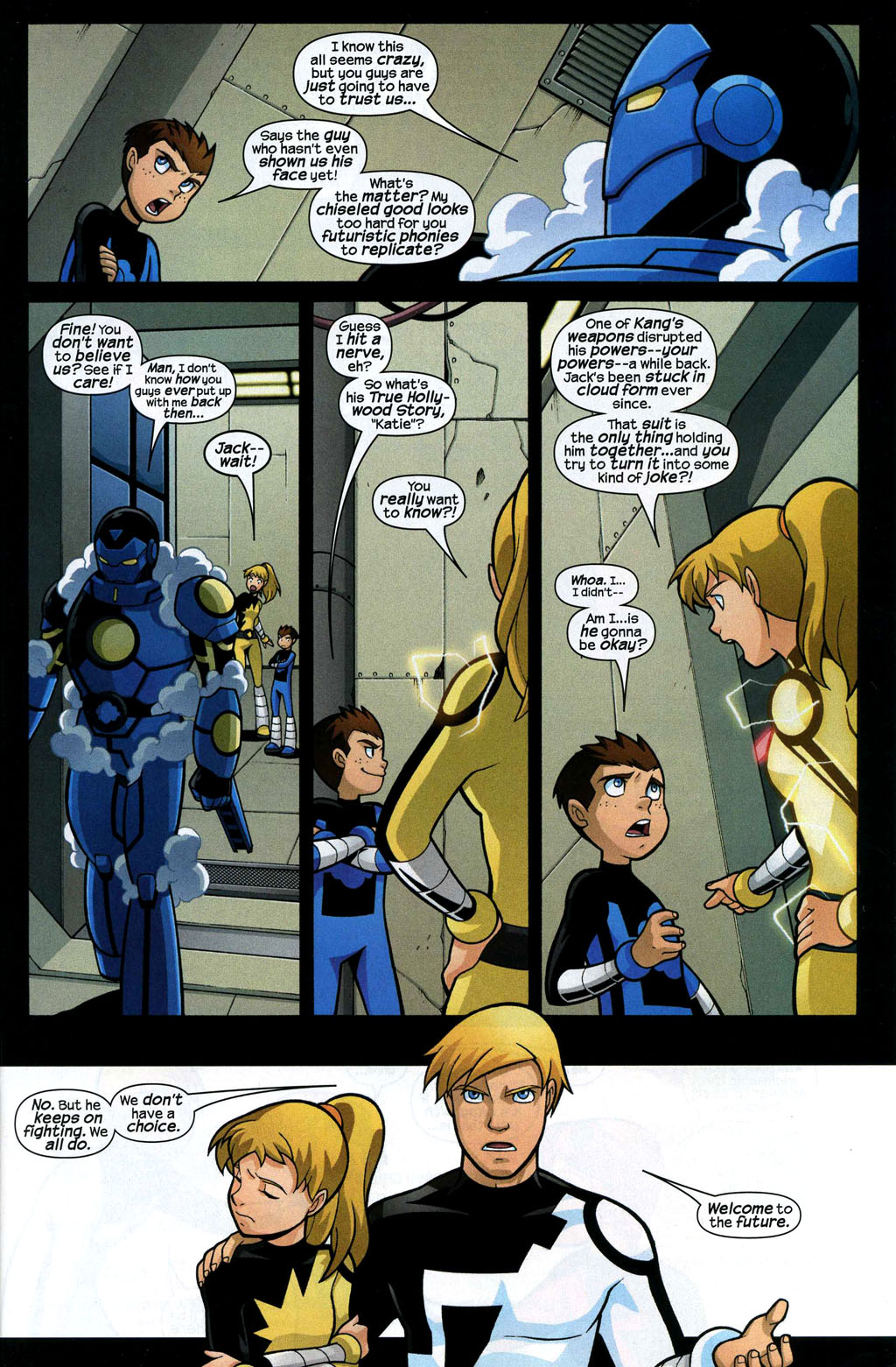 Read online Avengers and Power Pack Assemble! comic -  Issue #4 - 7