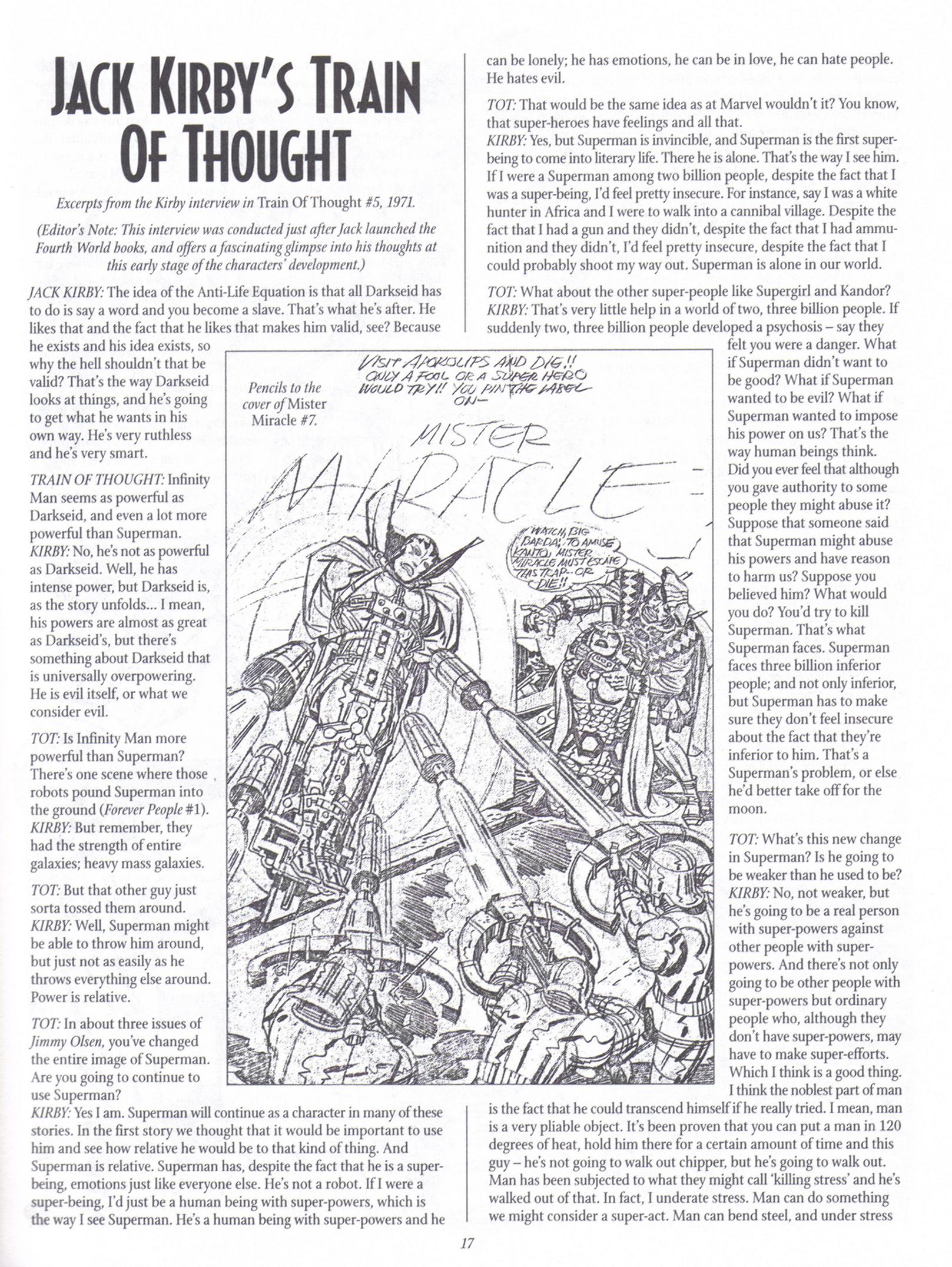 Read online The Jack Kirby Collector comic -  Issue #17 - 17