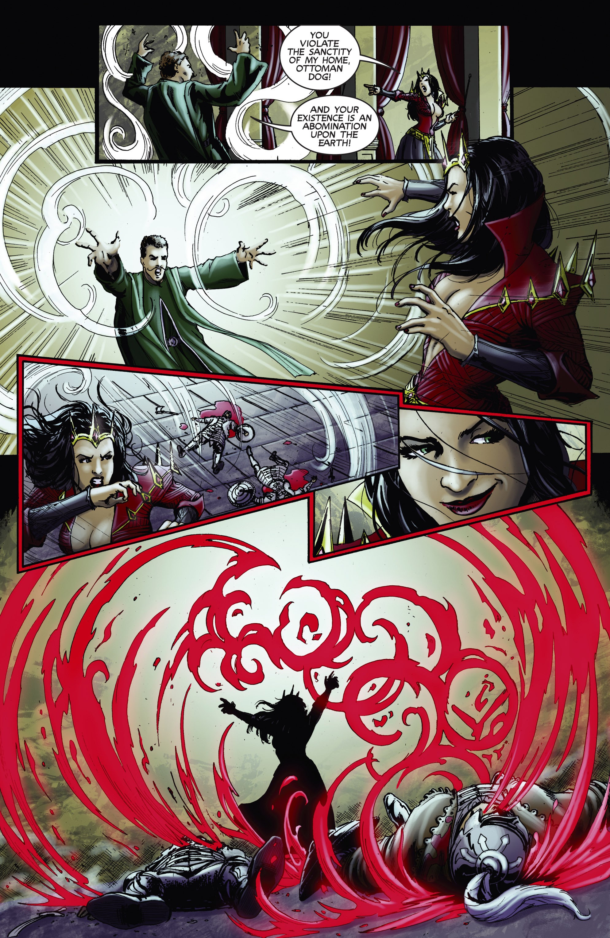 Read online Blood Queen Vs. Dracula comic -  Issue #4 - 16