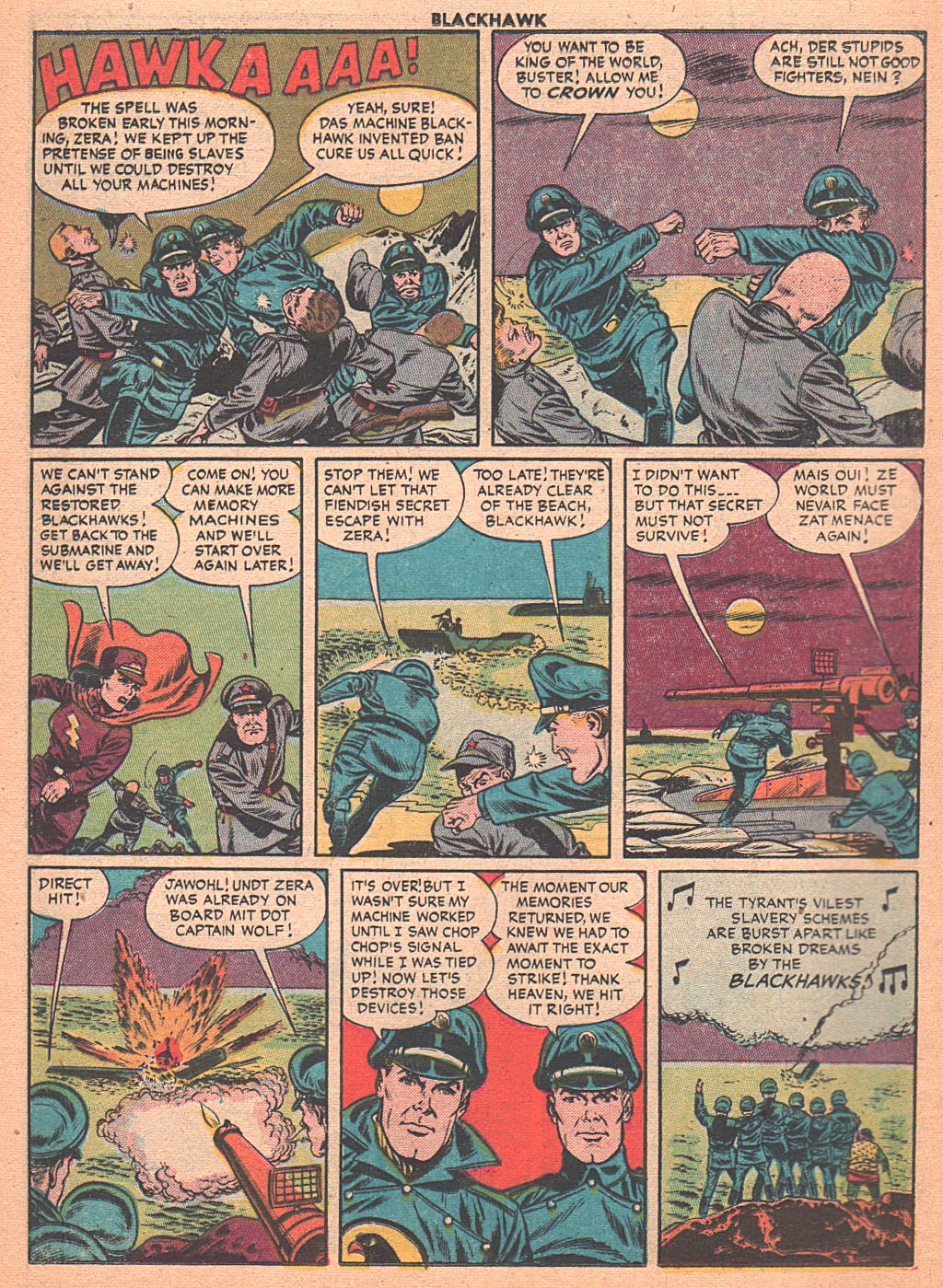 Read online Blackhawk (1957) comic -  Issue #99 - 12
