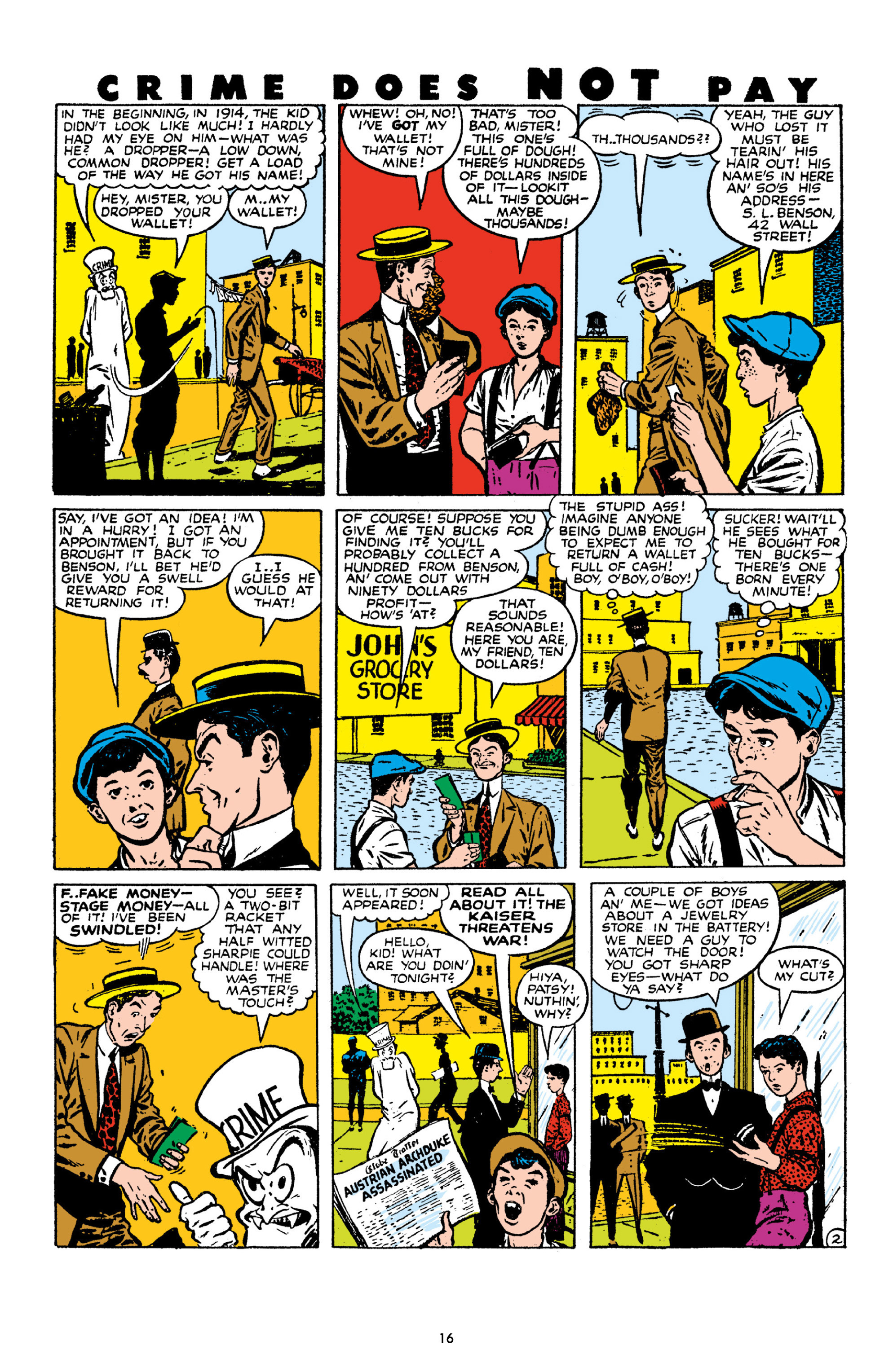 Read online Crime Does Not Pay Archives comic -  Issue # TPB 10 (Part 1) - 18