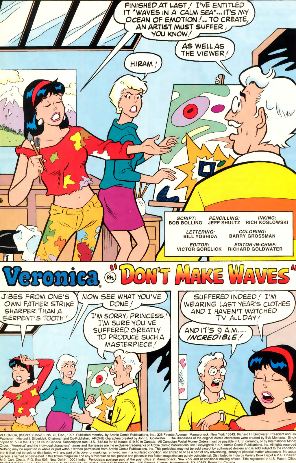 Read online Veronica comic -  Issue #70 - 2