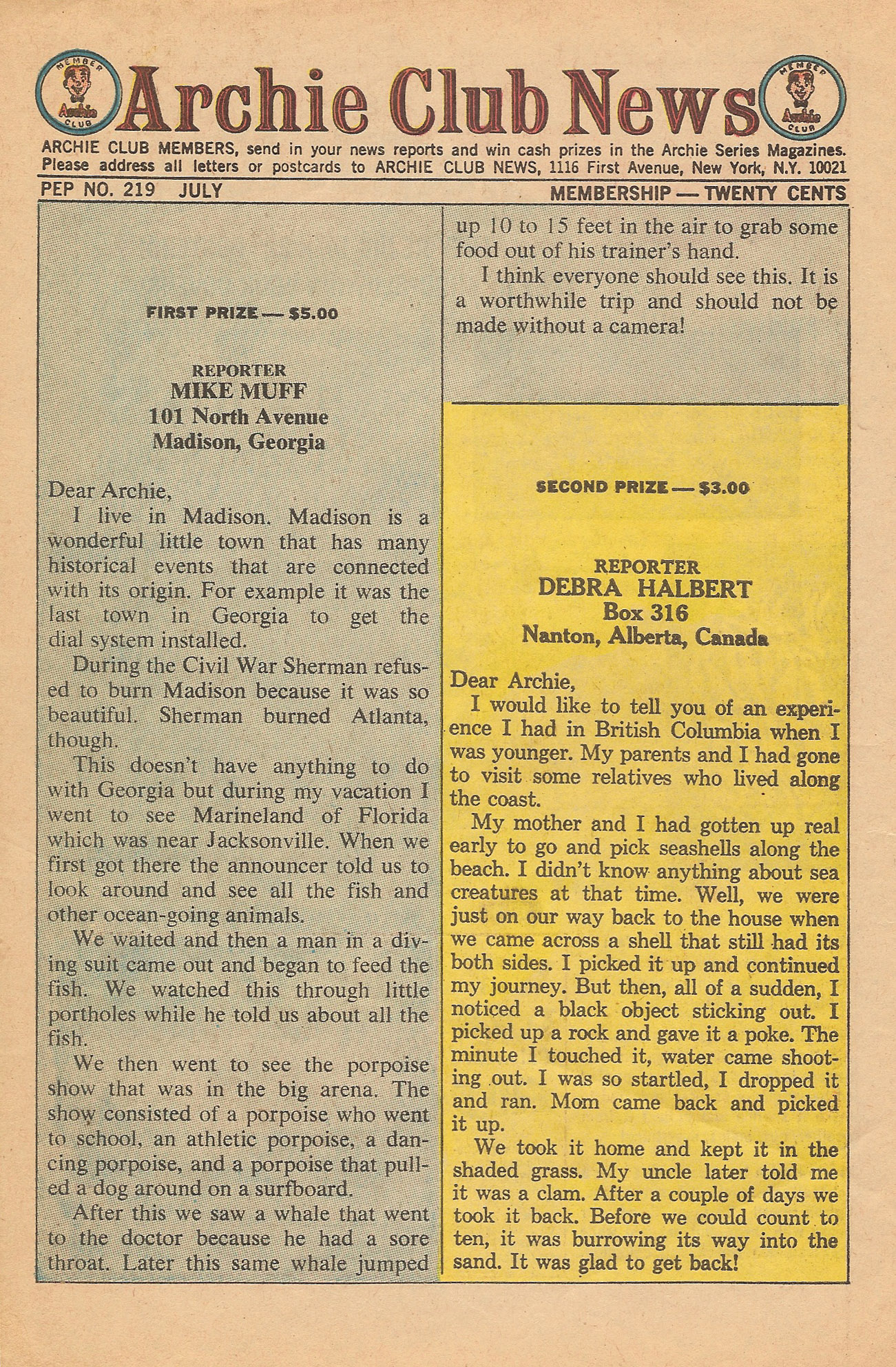 Read online Pep Comics comic -  Issue #219 - 10