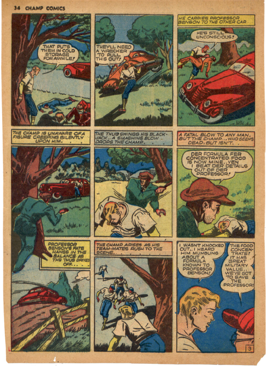 Read online Champ Comics comic -  Issue #13 - 36