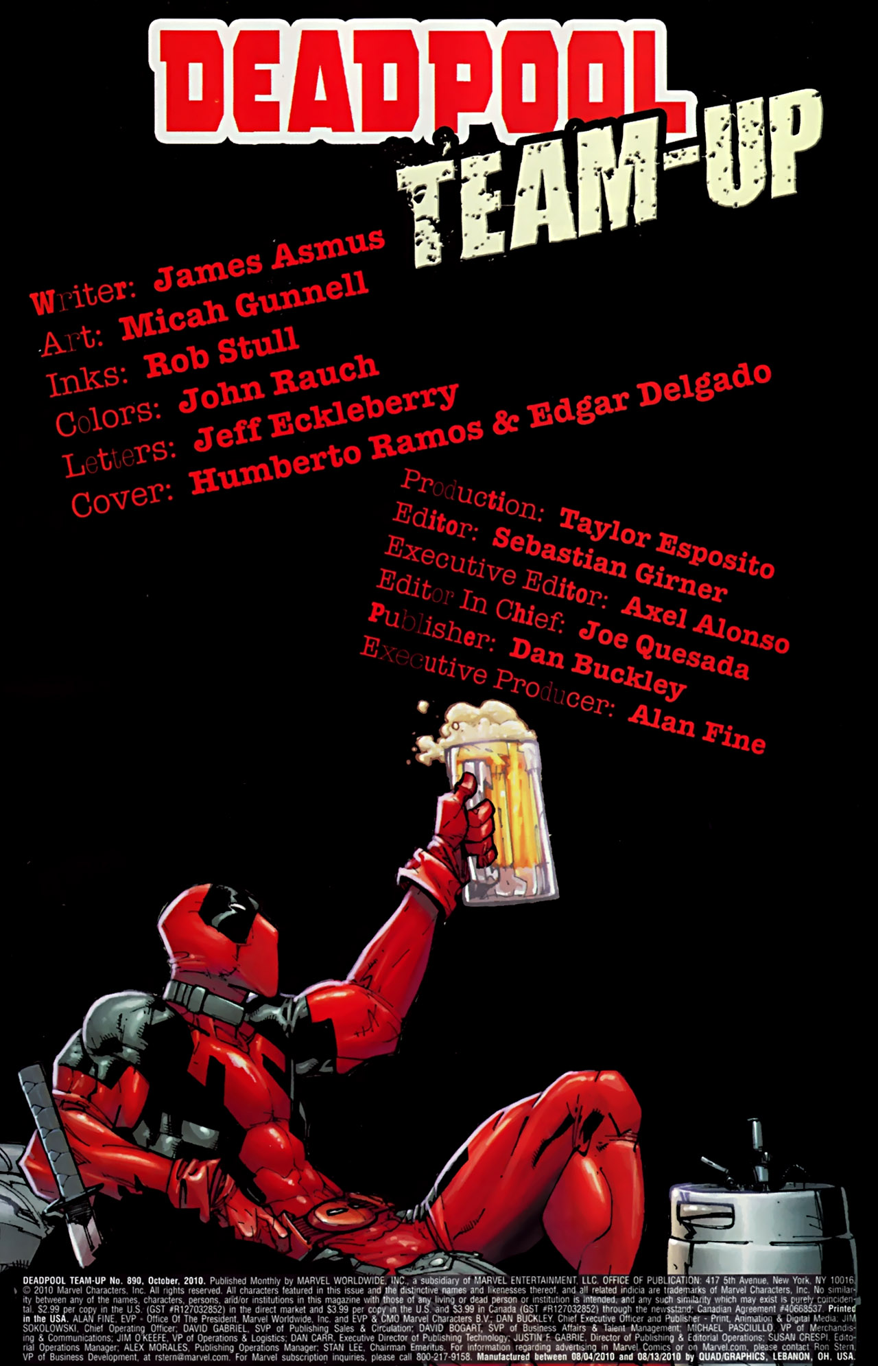 Read online Deadpool Team-Up comic -  Issue #890 - 2