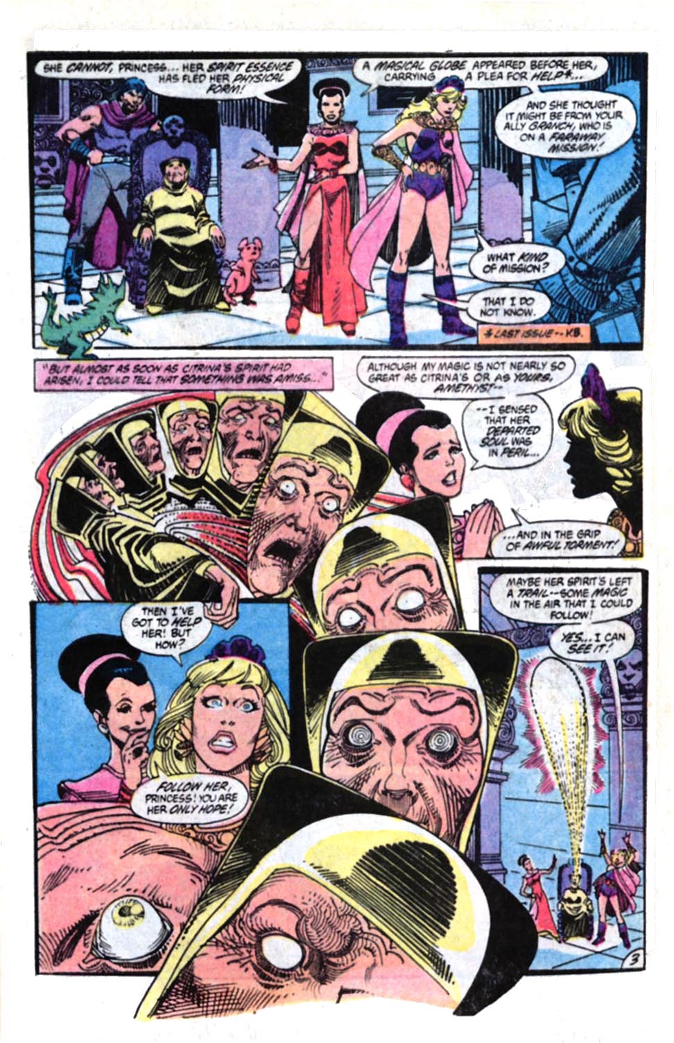 Read online Amethyst, Princess of Gemworld comic -  Issue #4 - 4