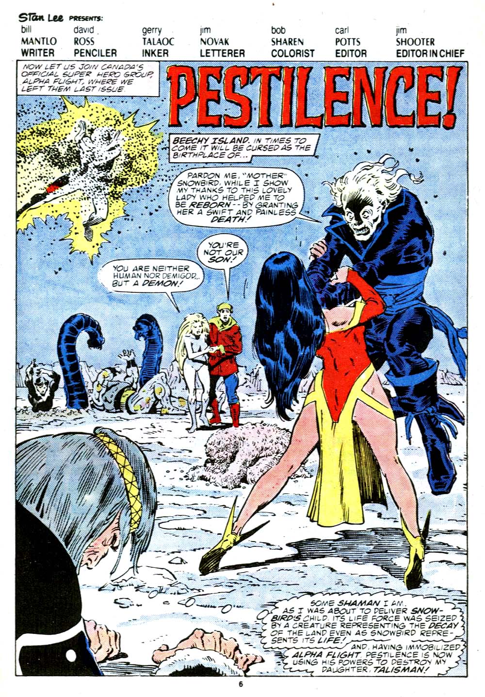 Read online Alpha Flight (1983) comic -  Issue #38 - 7