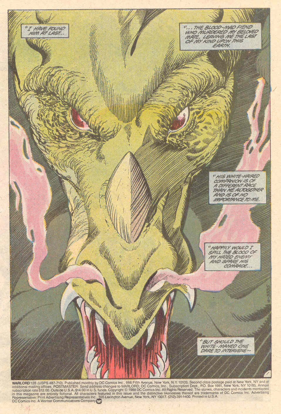 Read online Warlord (1976) comic -  Issue #128 - 2