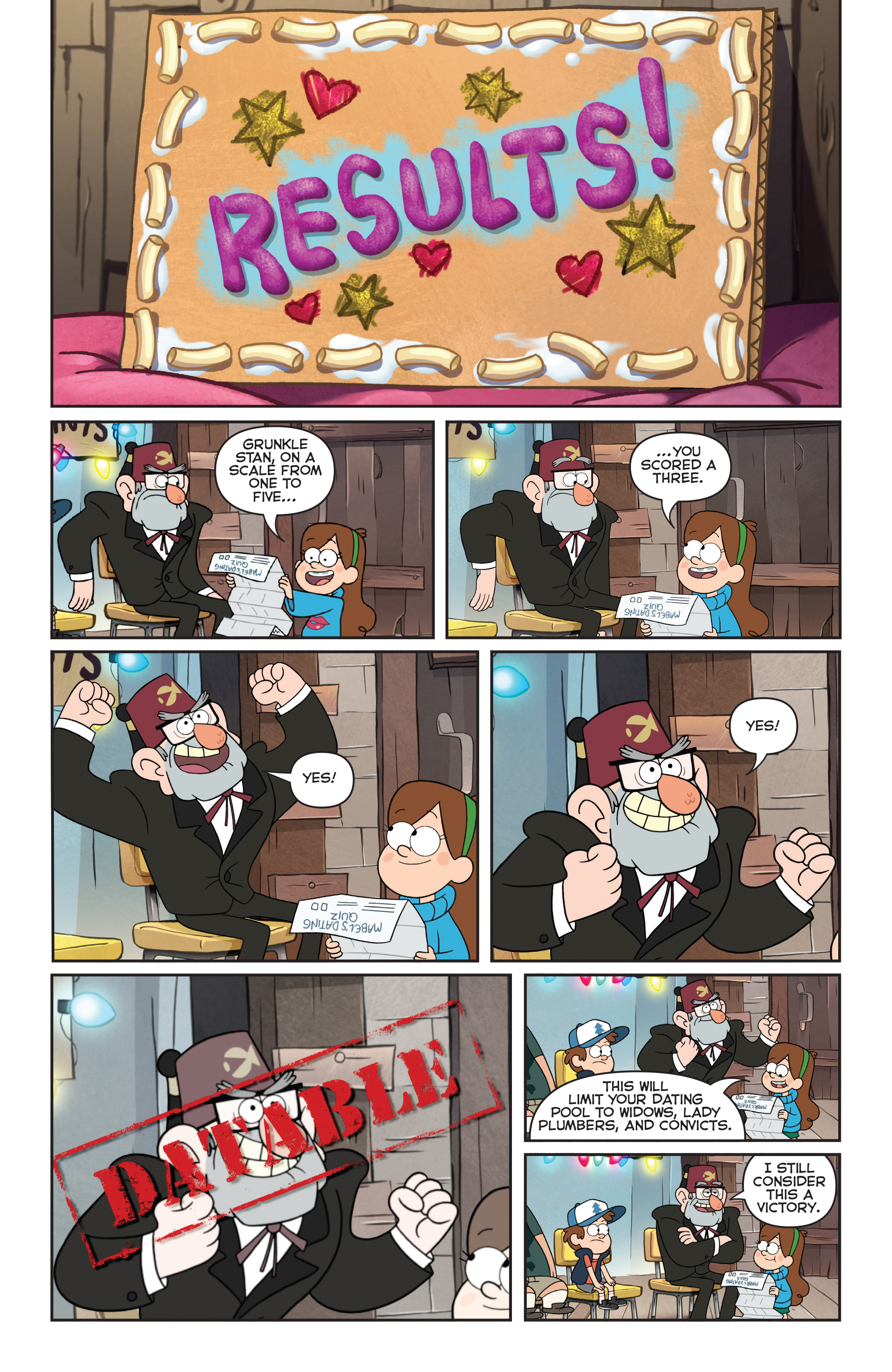 Read online Disney Gravity Falls Shorts Cinestory Comic comic Issue 1