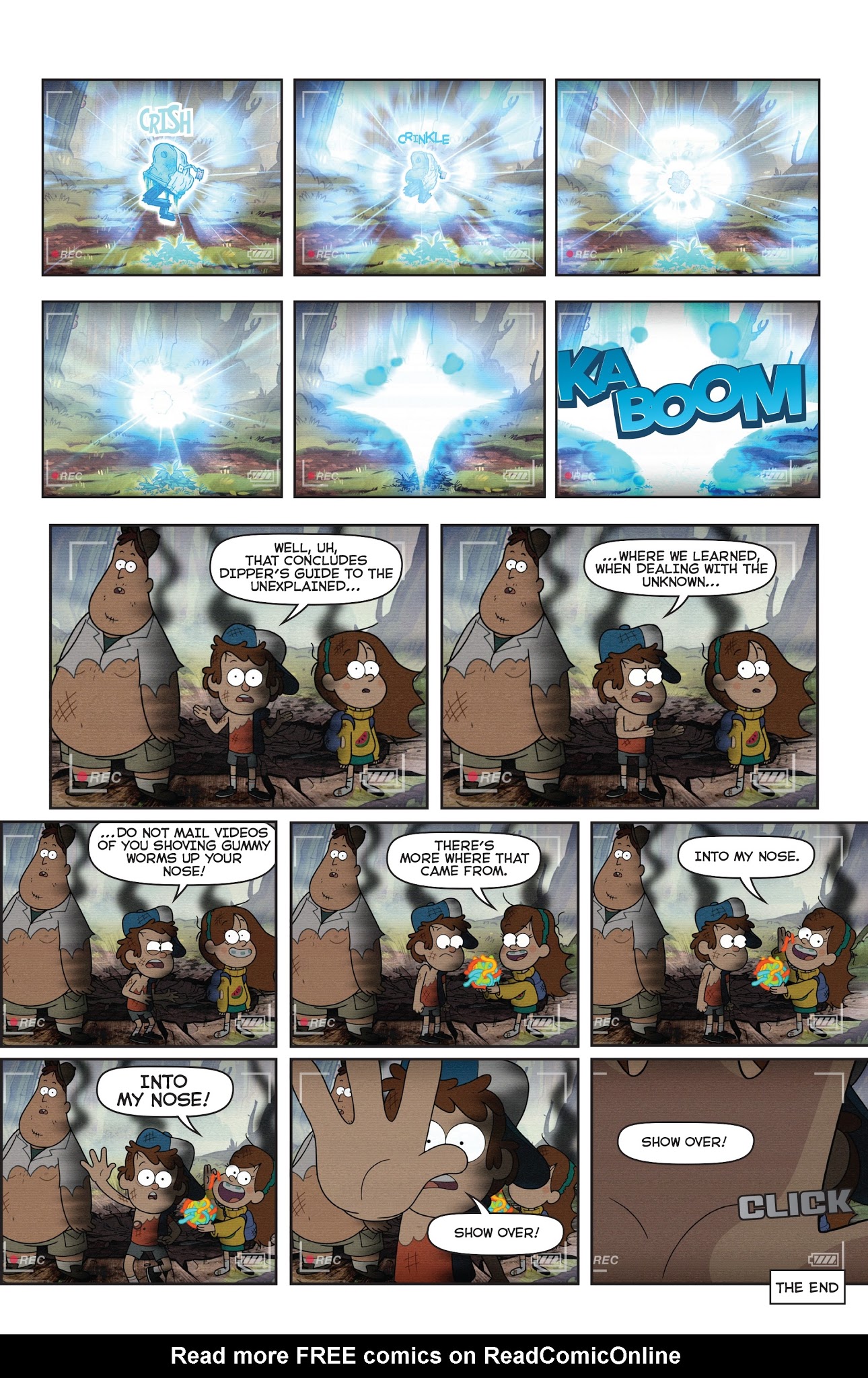 Read online Disney Gravity Falls Shorts Cinestory Comic comic -  Issue #3 - 11