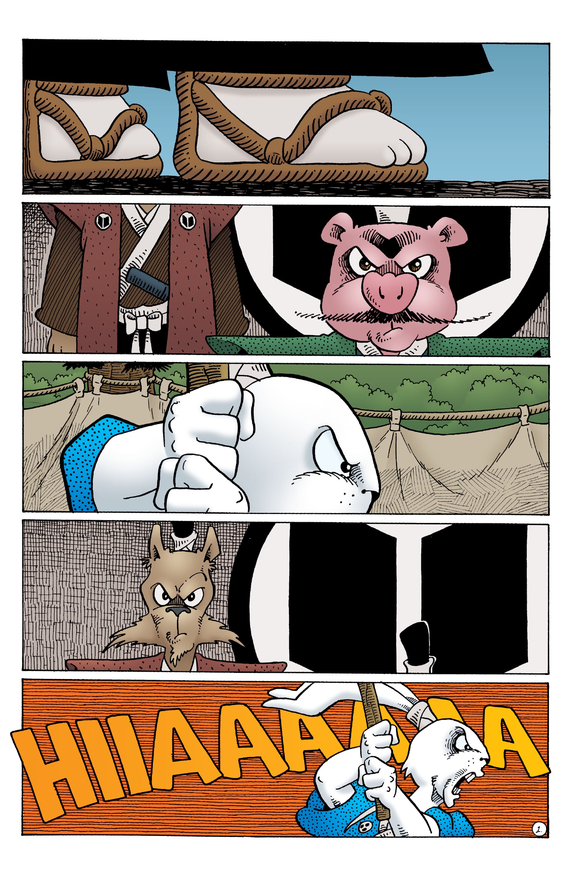 Read online Usagi Yojimbo: The Dragon Bellow Conspiracy comic -  Issue #3 - 3