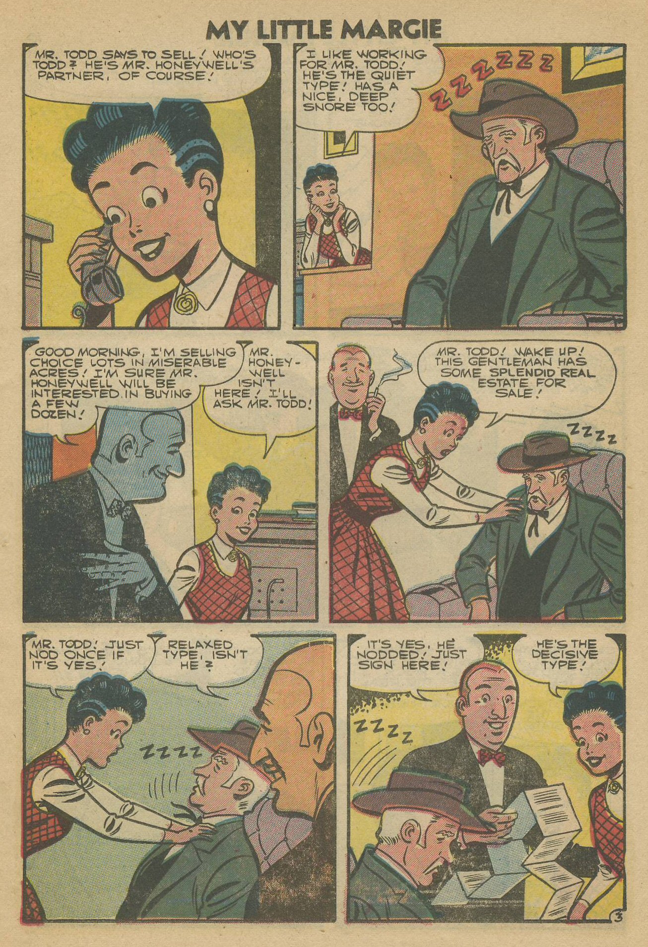 Read online My Little Margie (1954) comic -  Issue #16 - 11
