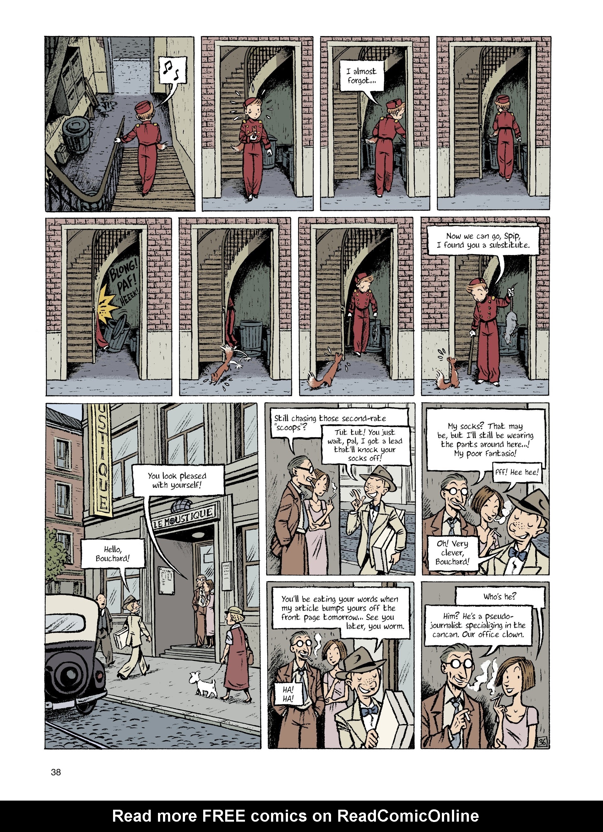 Read online Spirou: The Diary of a Naive Young Man comic -  Issue # TPB - 38