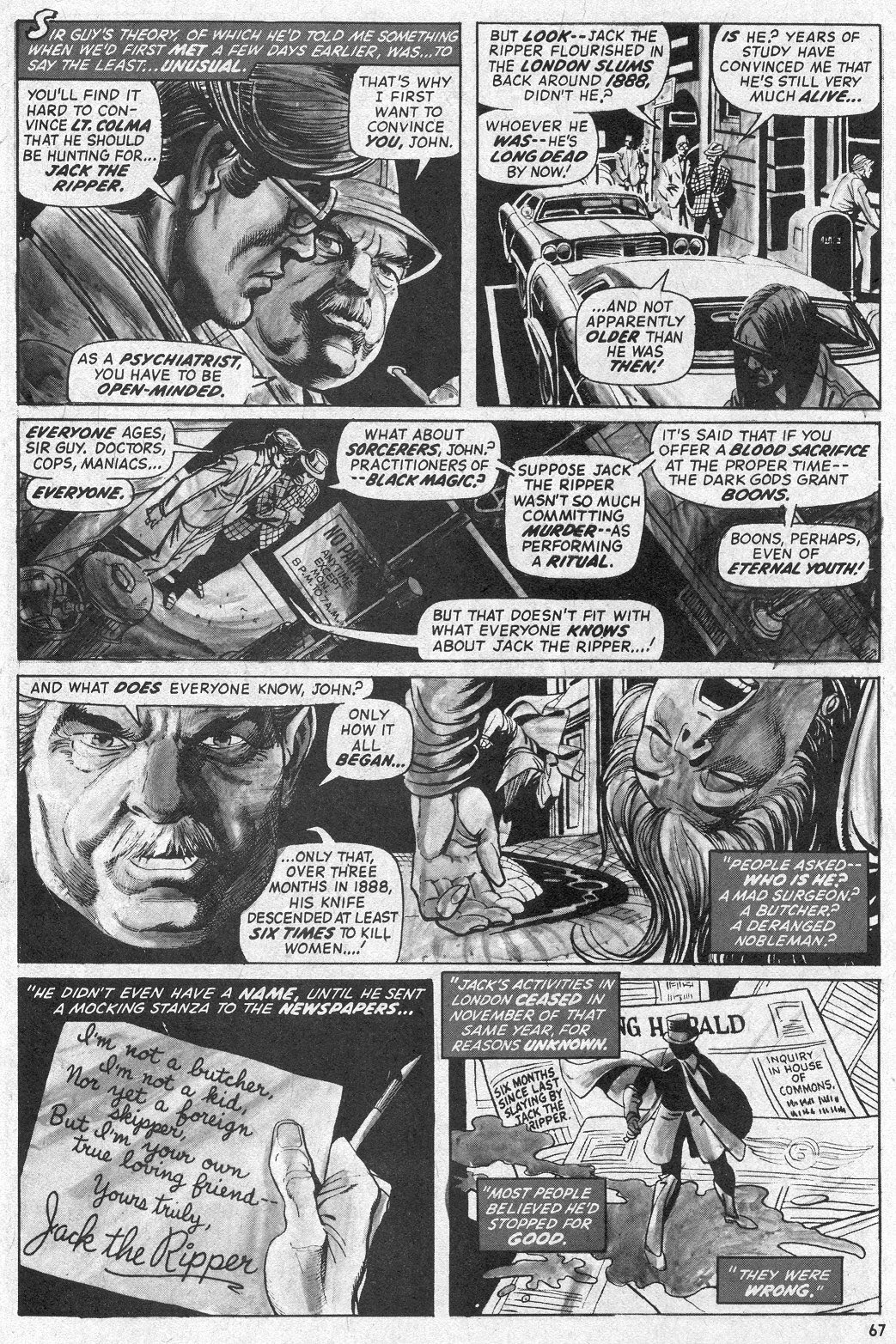 Read online Masters of Terror comic -  Issue #1 - 66