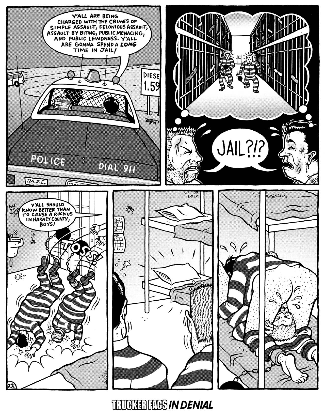 Read online Trucker Fags in Denial comic -  Issue # Full - 24