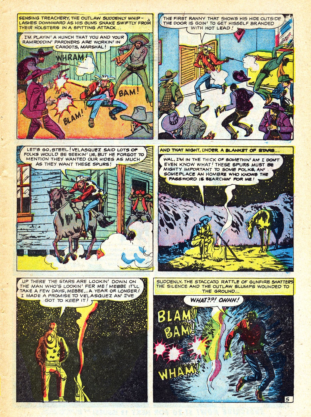 Read online Two Gun Western (1950) comic -  Issue #11 - 6
