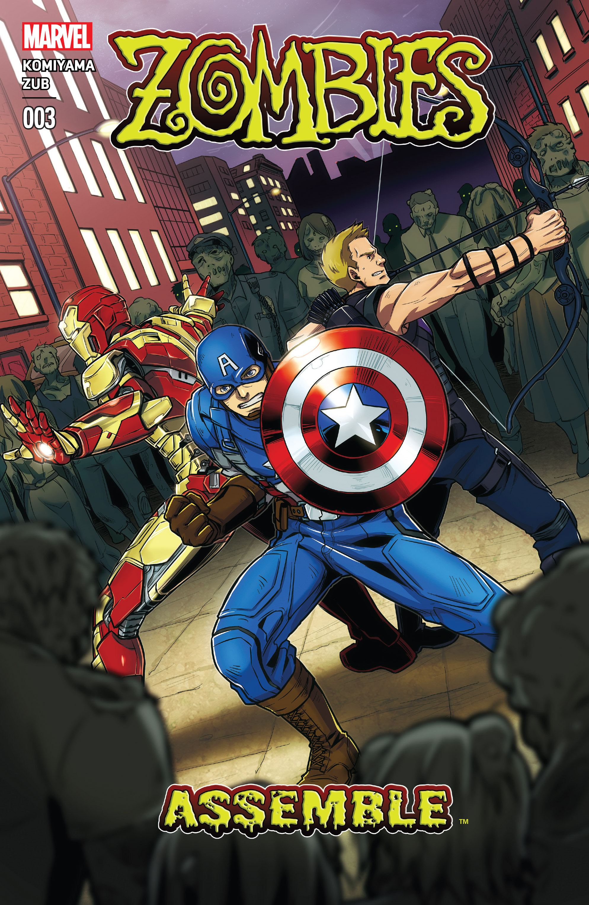 Read online Zombies Assemble comic -  Issue #3 - 1