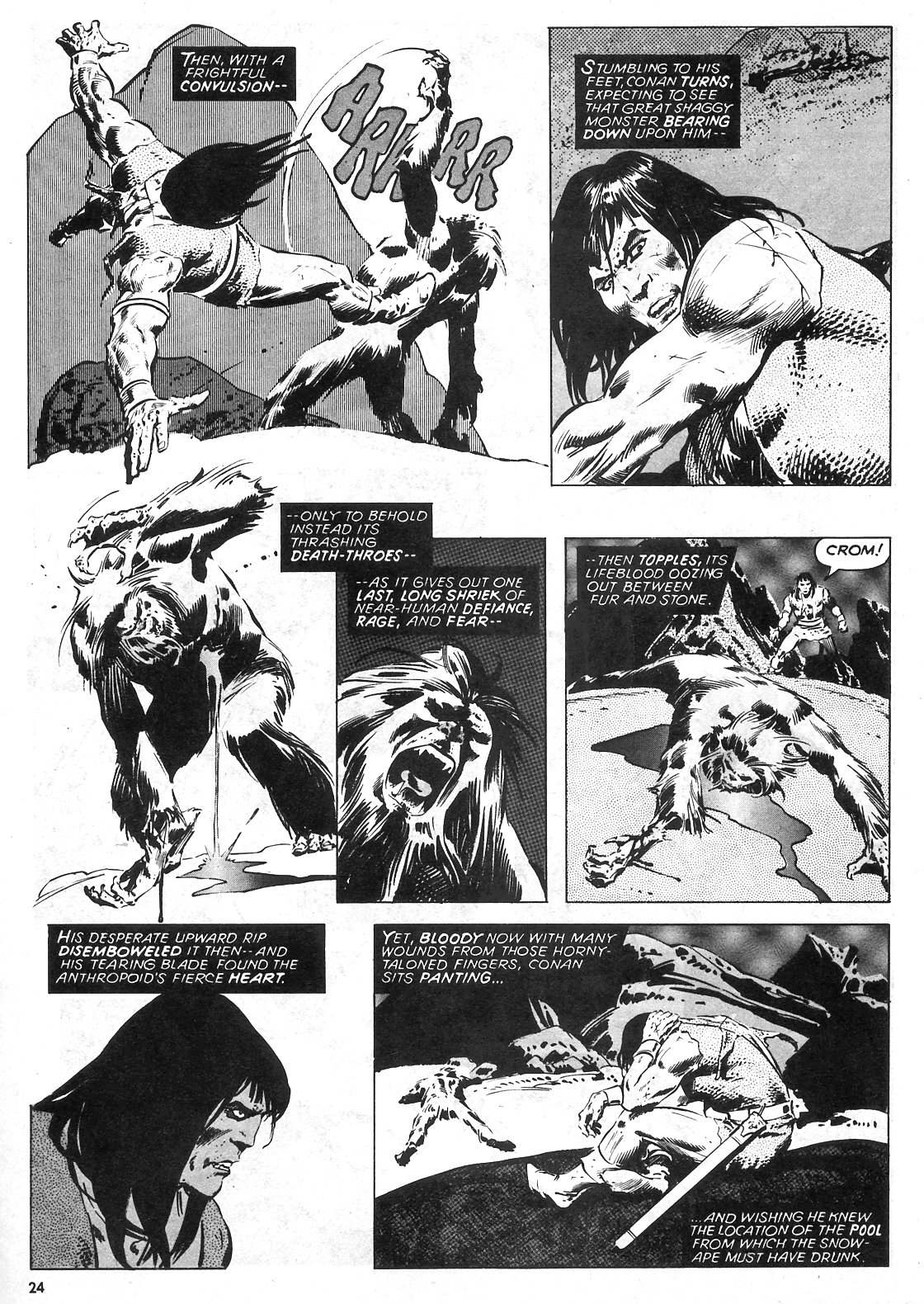 Read online The Savage Sword Of Conan comic -  Issue #32 - 24