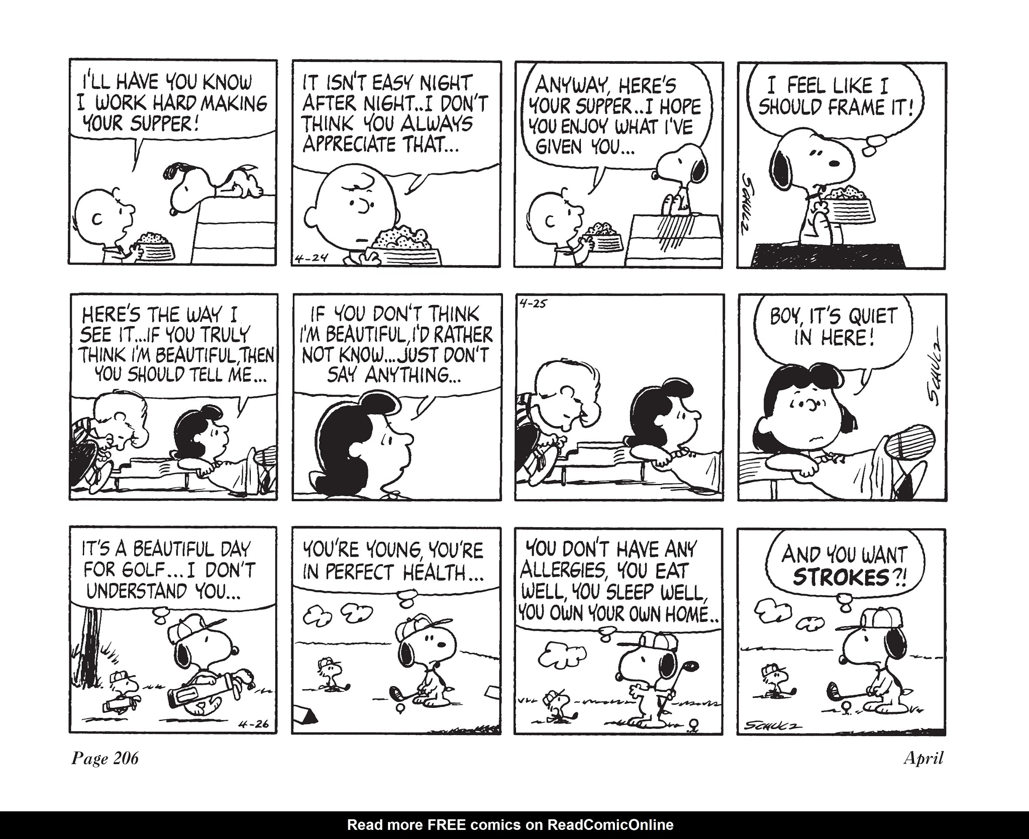 Read online The Complete Peanuts comic -  Issue # TPB 15 - 220
