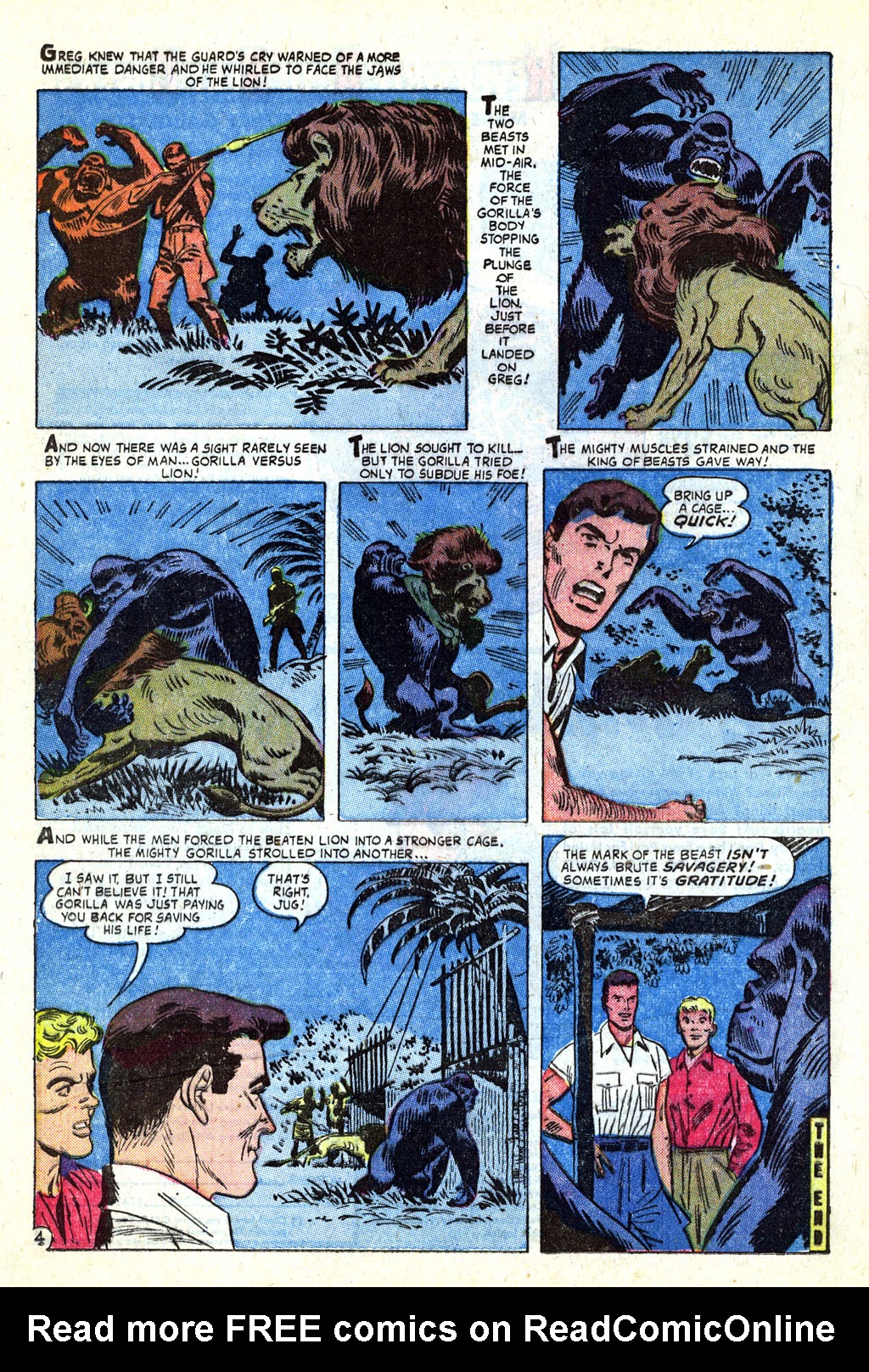Read online Lorna, The Jungle Girl comic -  Issue #20 - 20