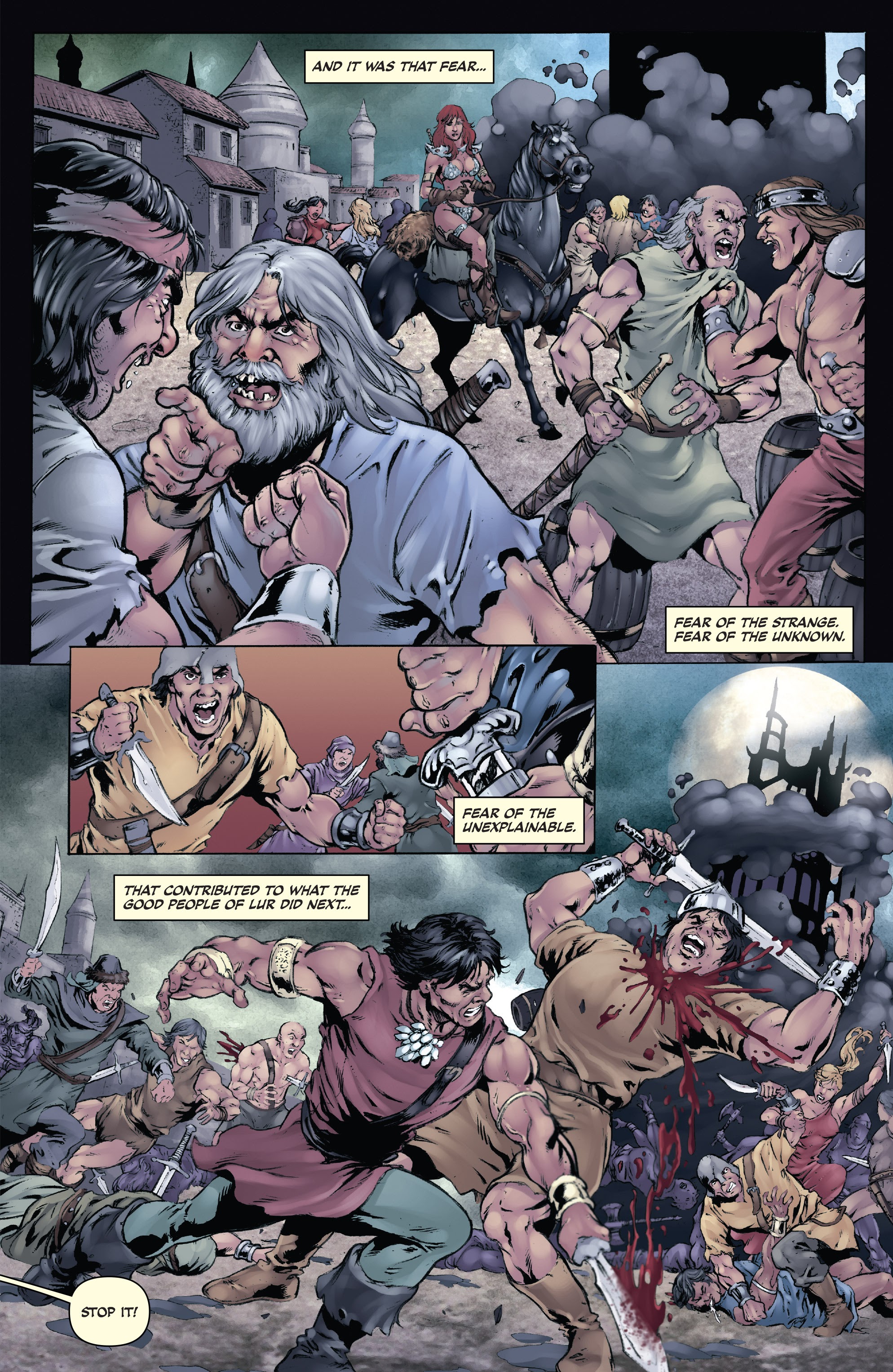 Read online Red Sonja: The Black Tower comic -  Issue #1 - 8