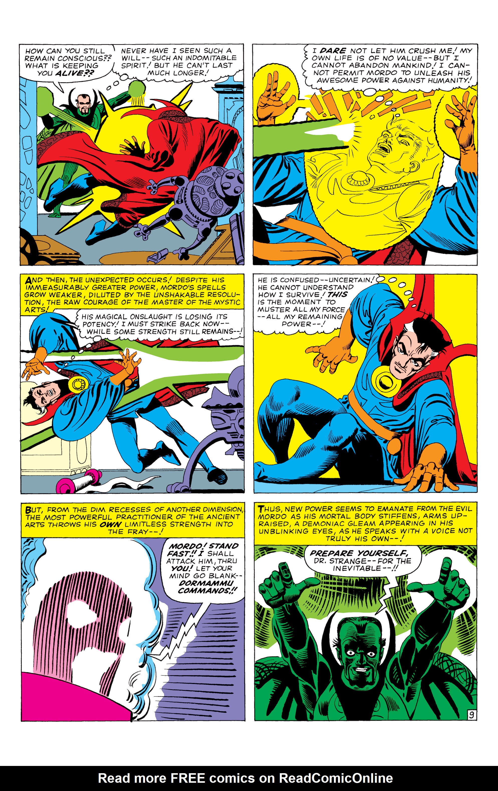 Read online Marvel Masterworks: Doctor Strange comic -  Issue # TPB 1 - 206