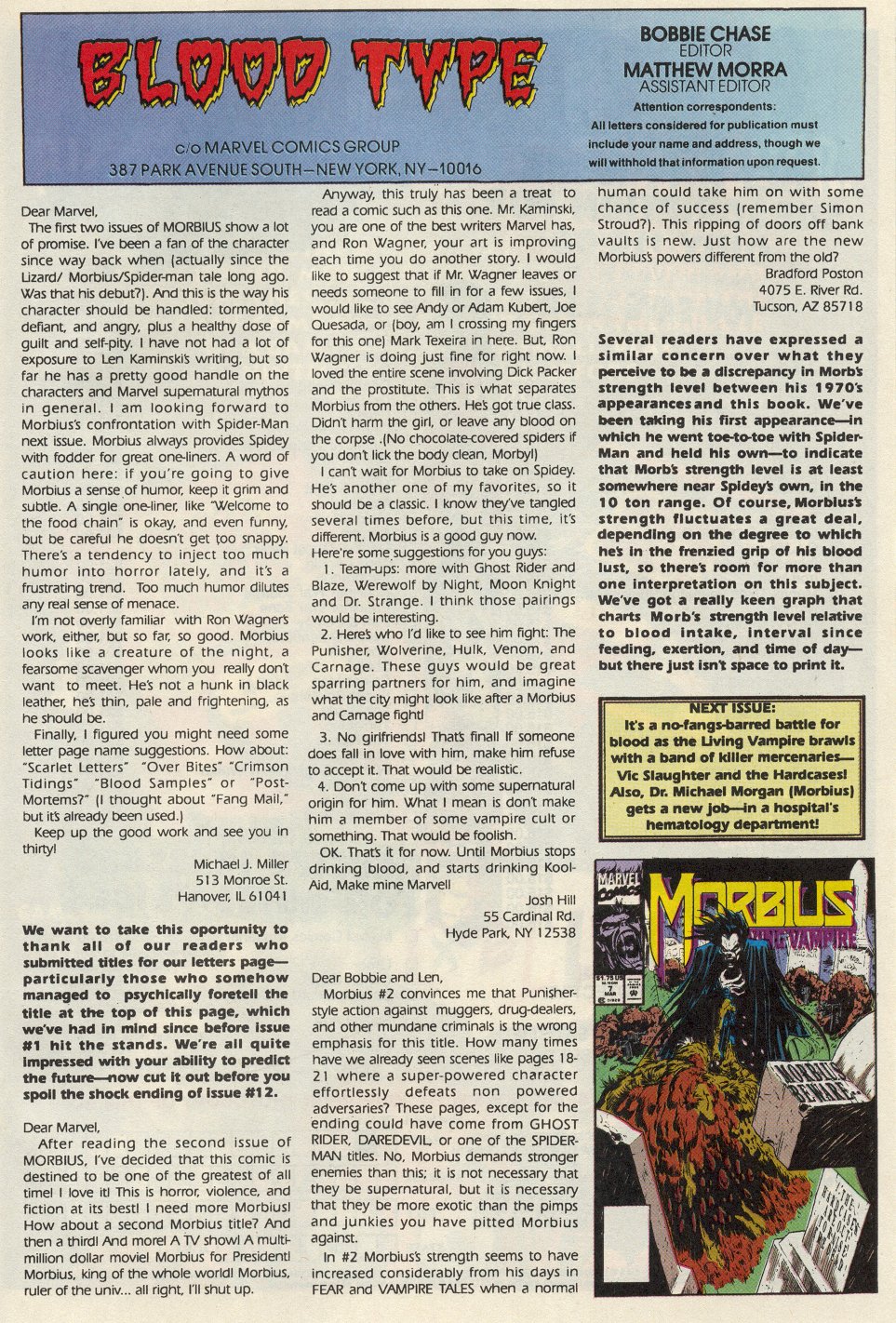 Read online Morbius: The Living Vampire (1992) comic -  Issue #6 - 22