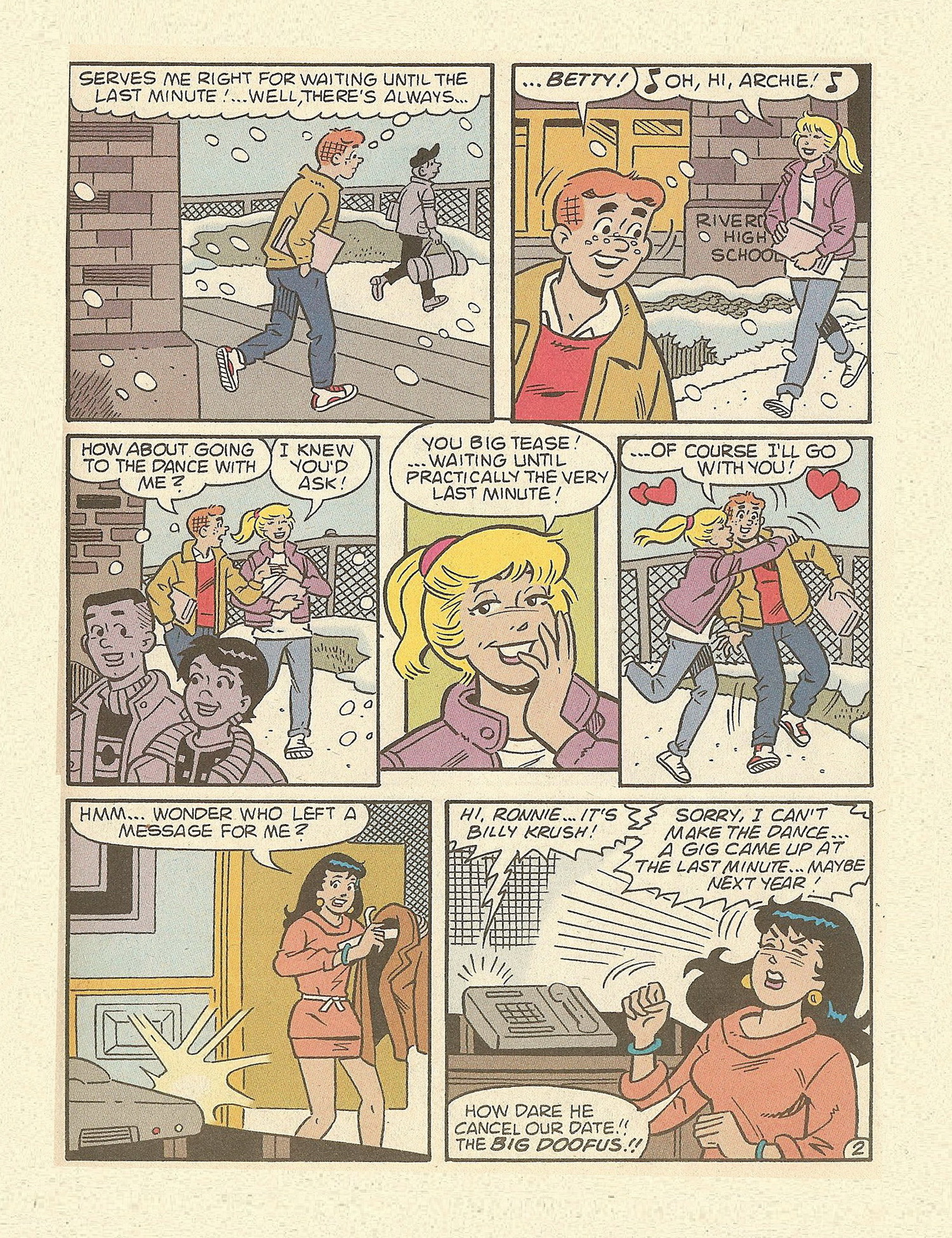 Read online Betty and Veronica Digest Magazine comic -  Issue #118 - 92