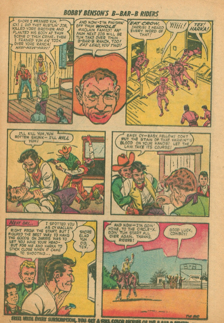 Read online Bobby Benson's B-Bar-B Riders comic -  Issue #10 - 33