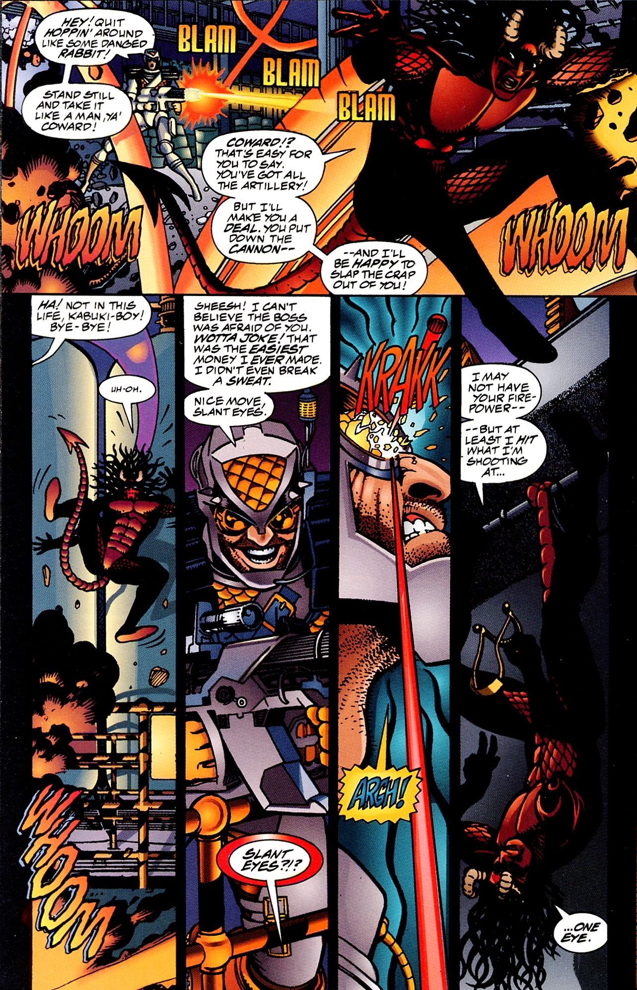 Read online Strikeback! (1994) comic -  Issue #1 - 21