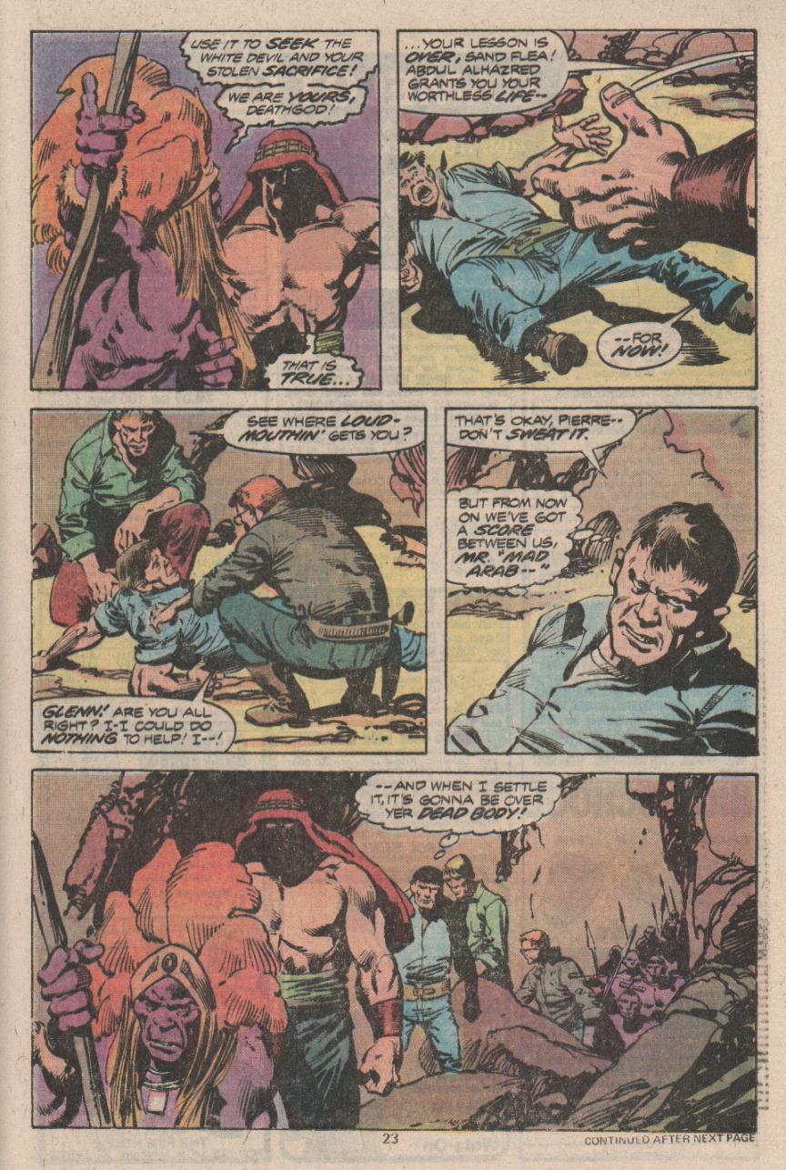 Read online Tarzan (1977) comic -  Issue #18 - 14