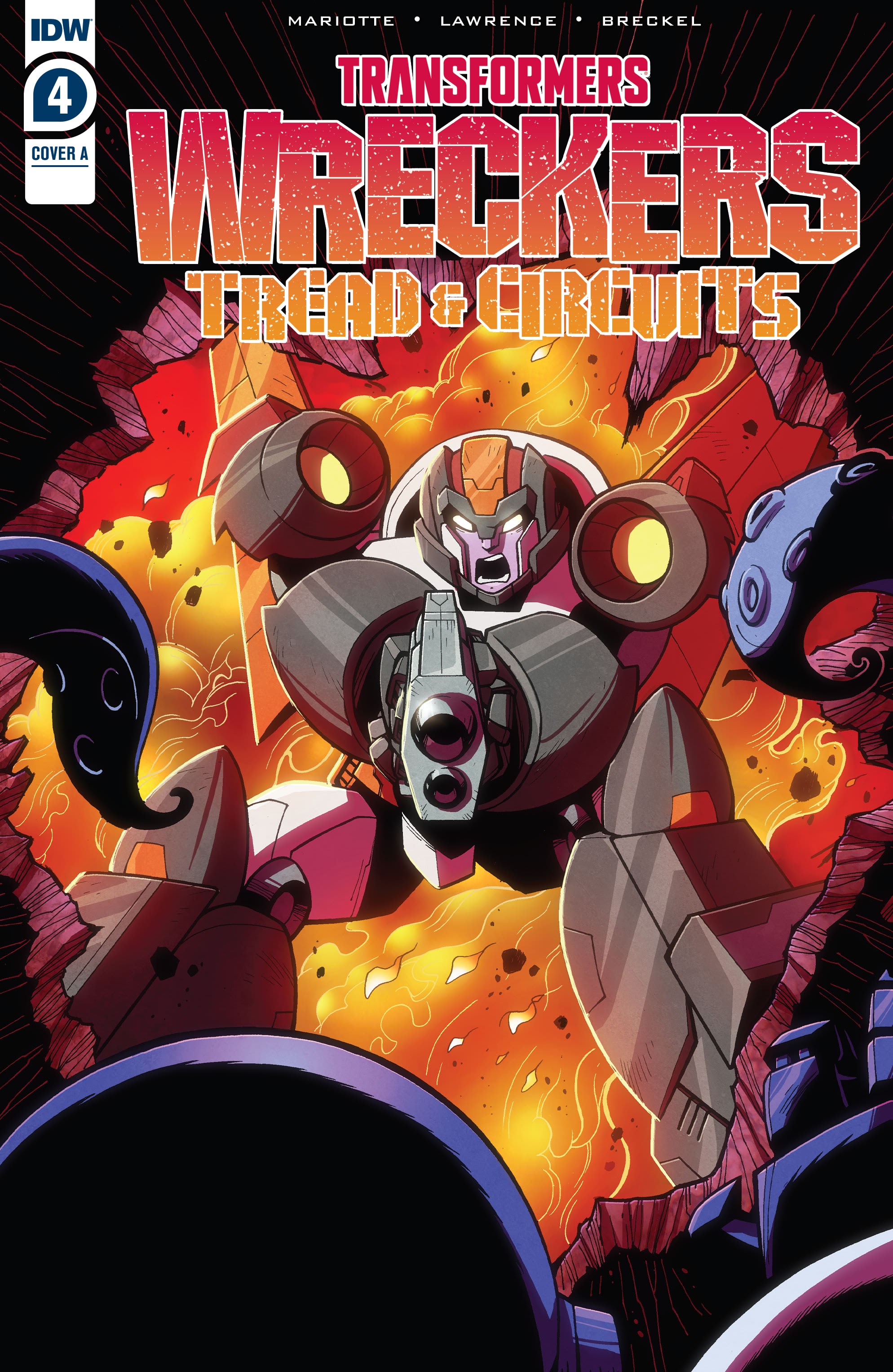 Read online Transformers: Wreckers-Tread and Circuits comic -  Issue #4 - 1