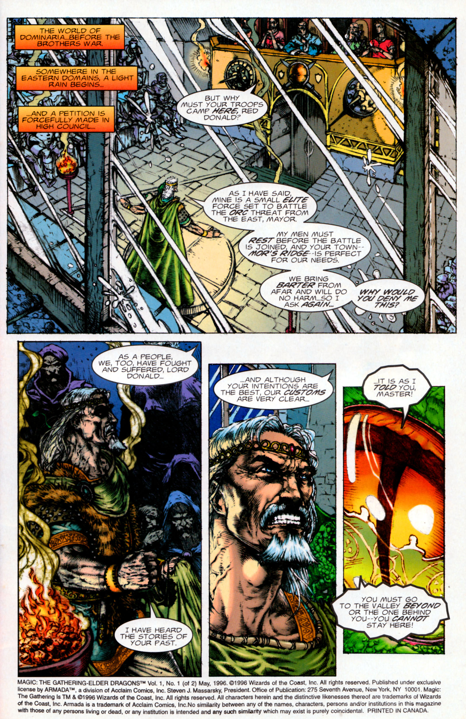 Read online Elder Dragons: A Magic The Gathering Legend comic -  Issue #1 - 2