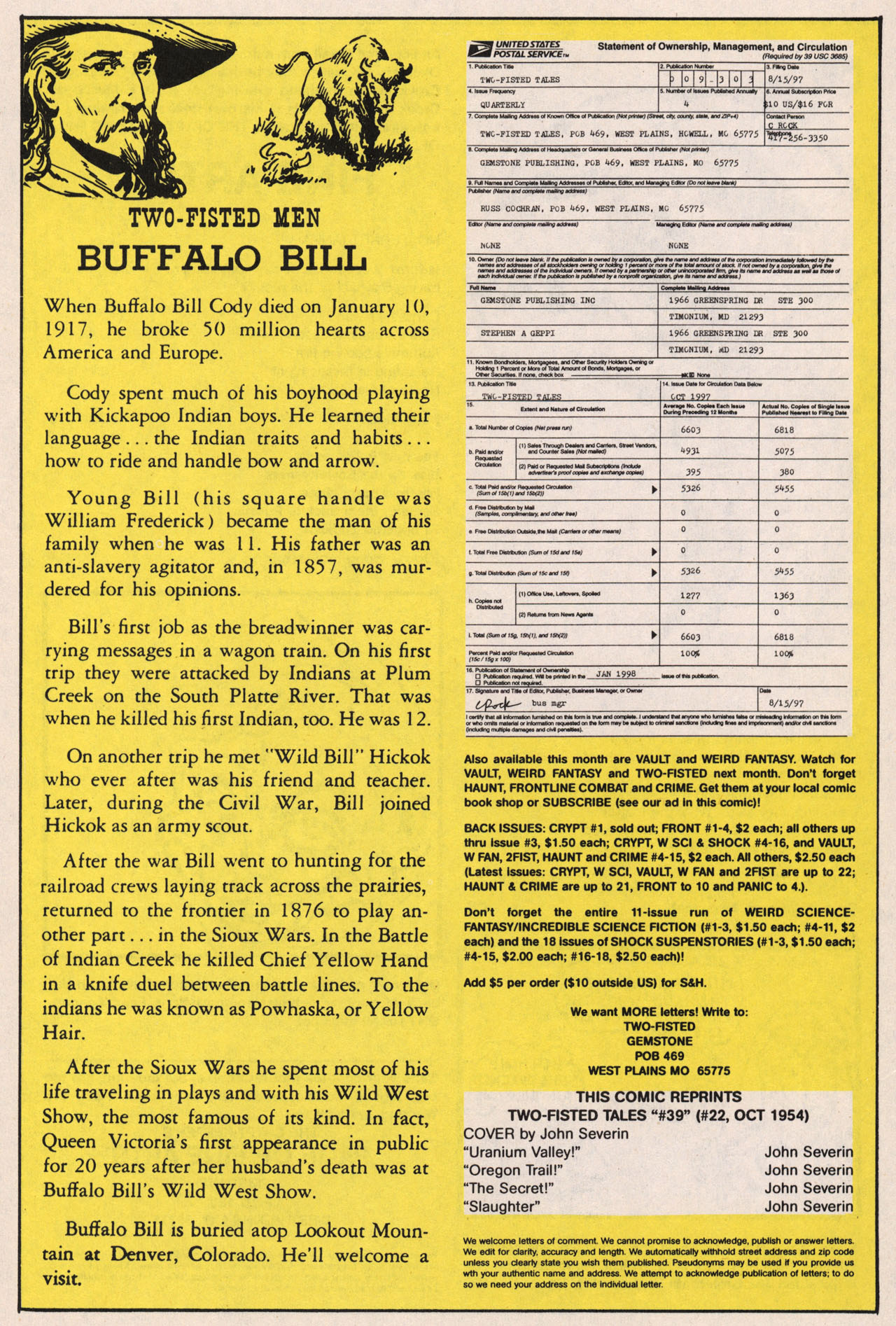 Read online Two-Fisted Tales comic -  Issue #39 - 19