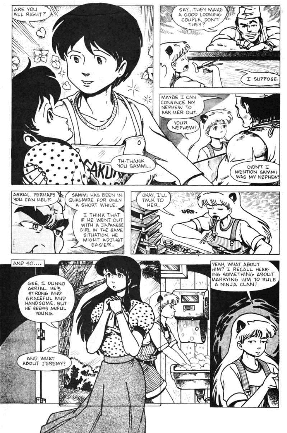 Read online Ninja High School (1986) comic -  Issue #6 - 14