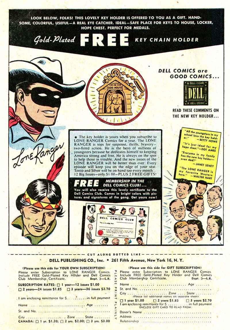 Read online The Lone Ranger (1948) comic -  Issue #57 - 37