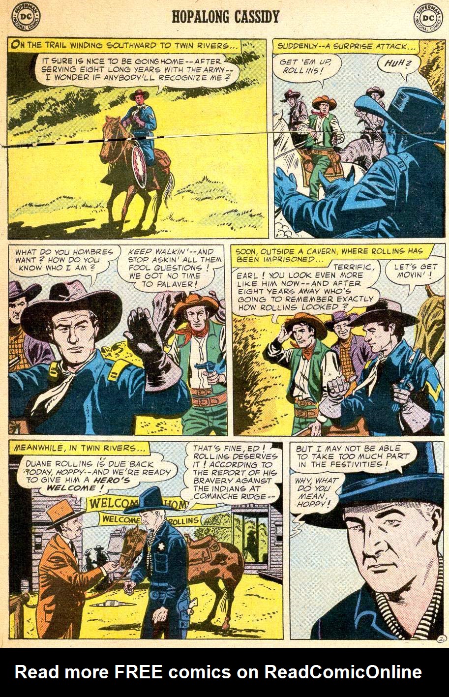 Read online Hopalong Cassidy comic -  Issue #118 - 4